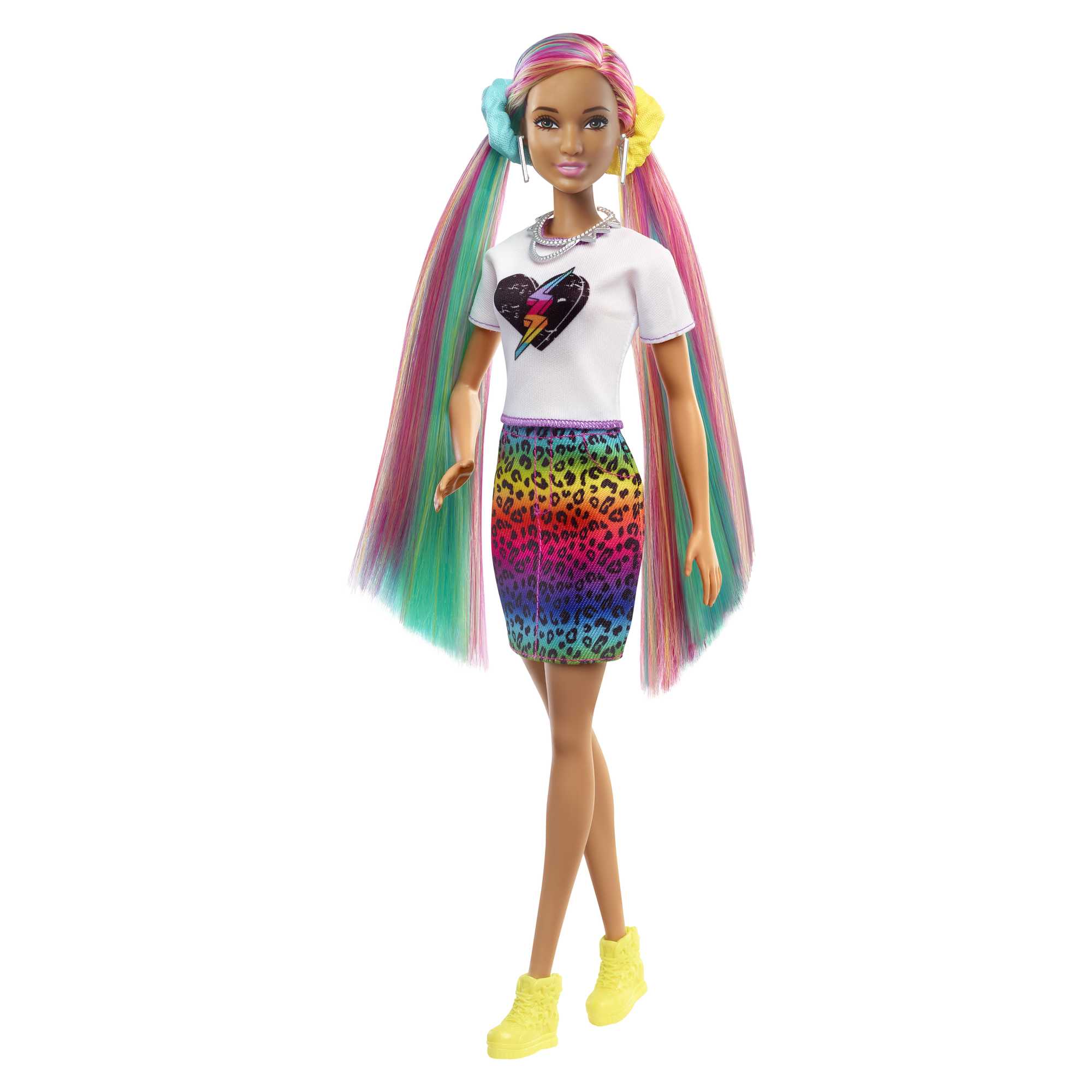Boneca Barbie Arco Íris Oncinha Leopard Rainbow Hair Mattel - JP Toys -  Brinquedos e Actions Figures para todas as idades