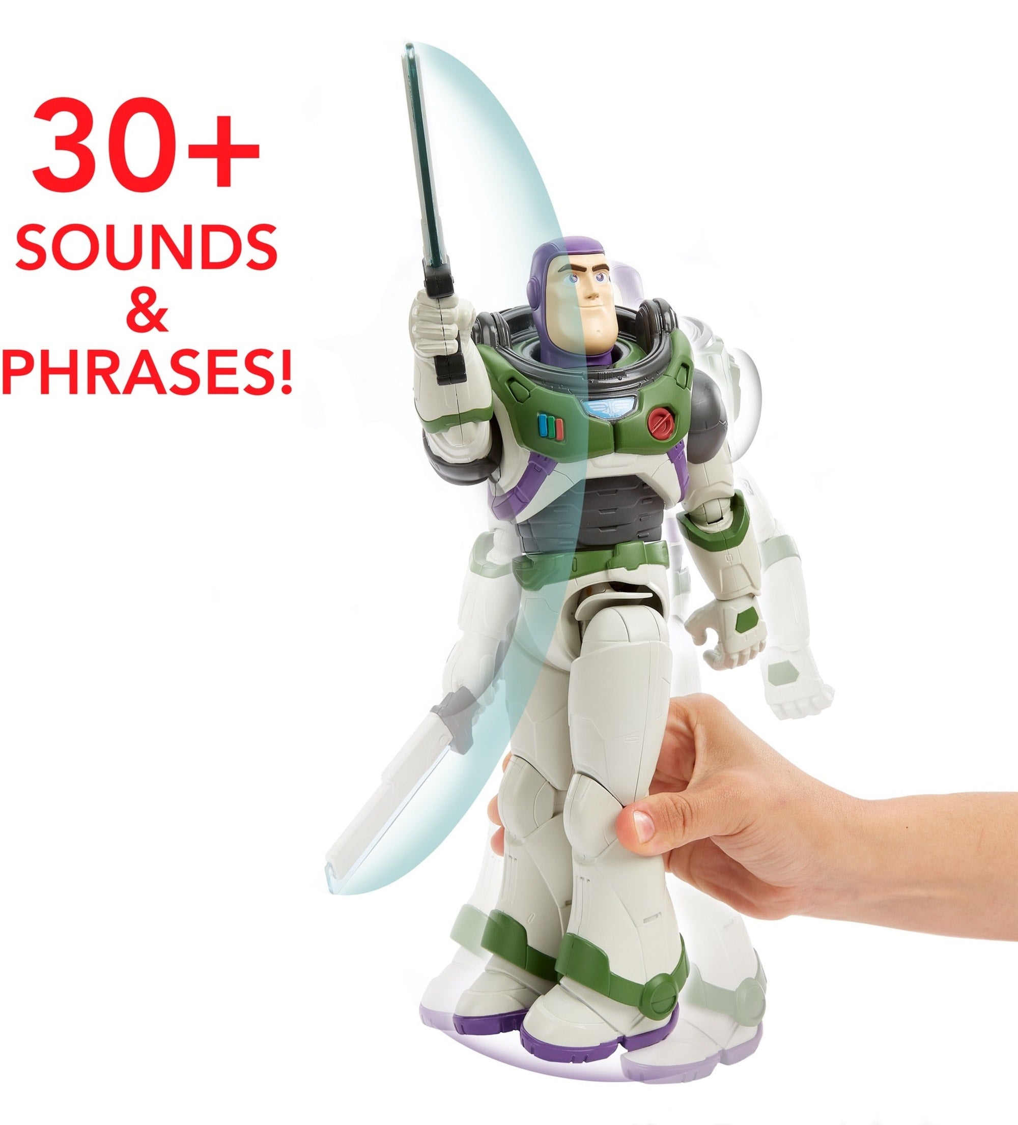 Buzz lightyear with laser 2024 gun