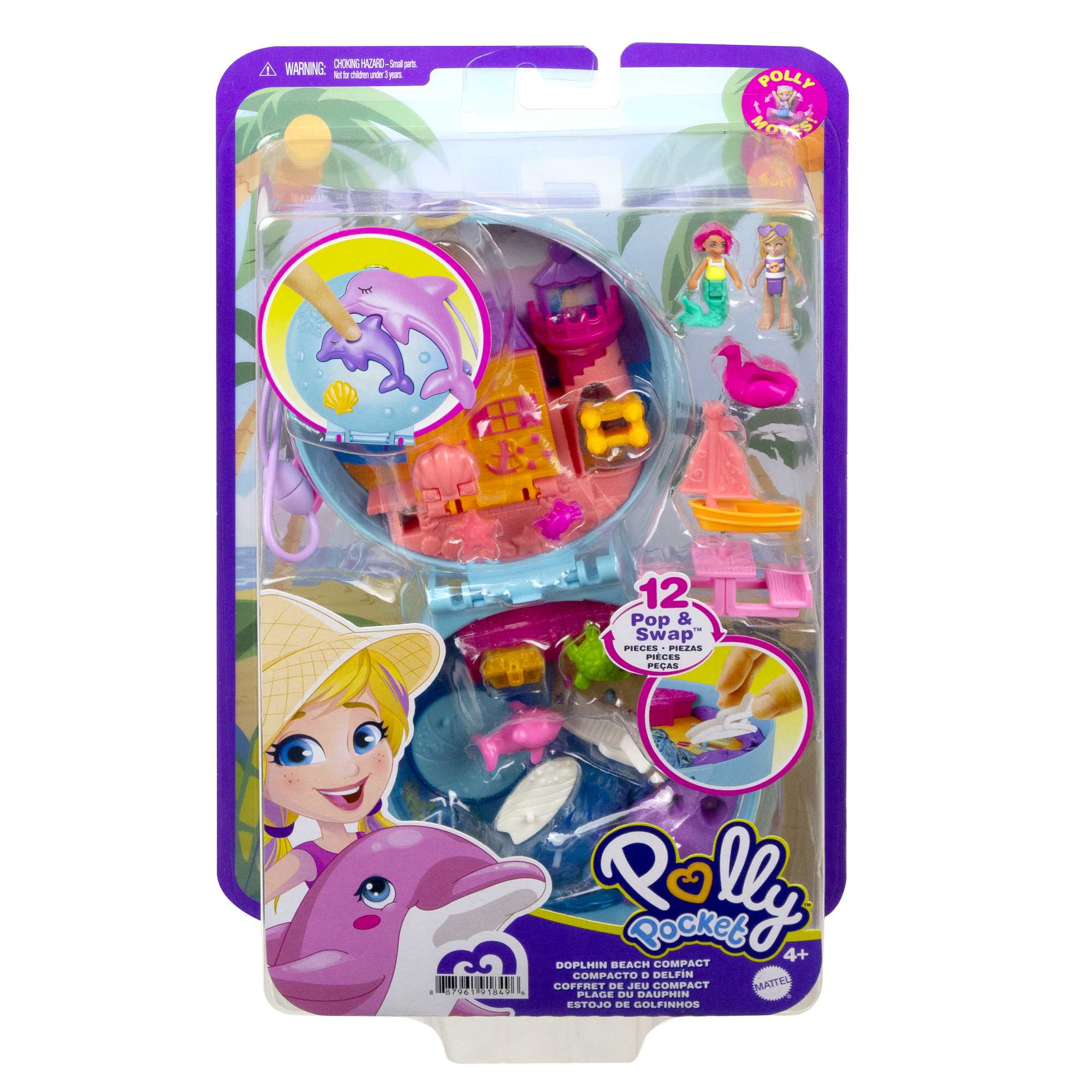 Polly pocket parque acuático de outlet delfines