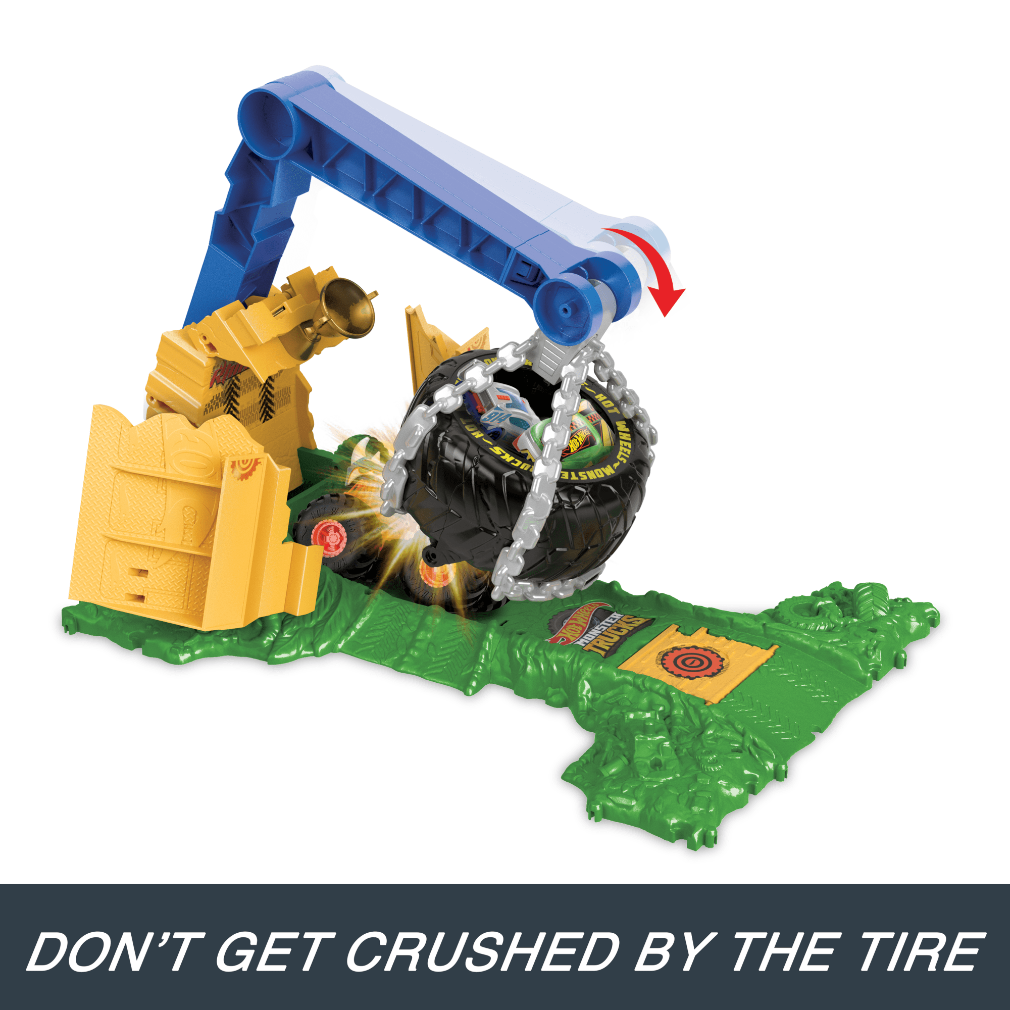 Hot wheels monster trucks arena smashers: вызов риномитов Mattel - купить по выг