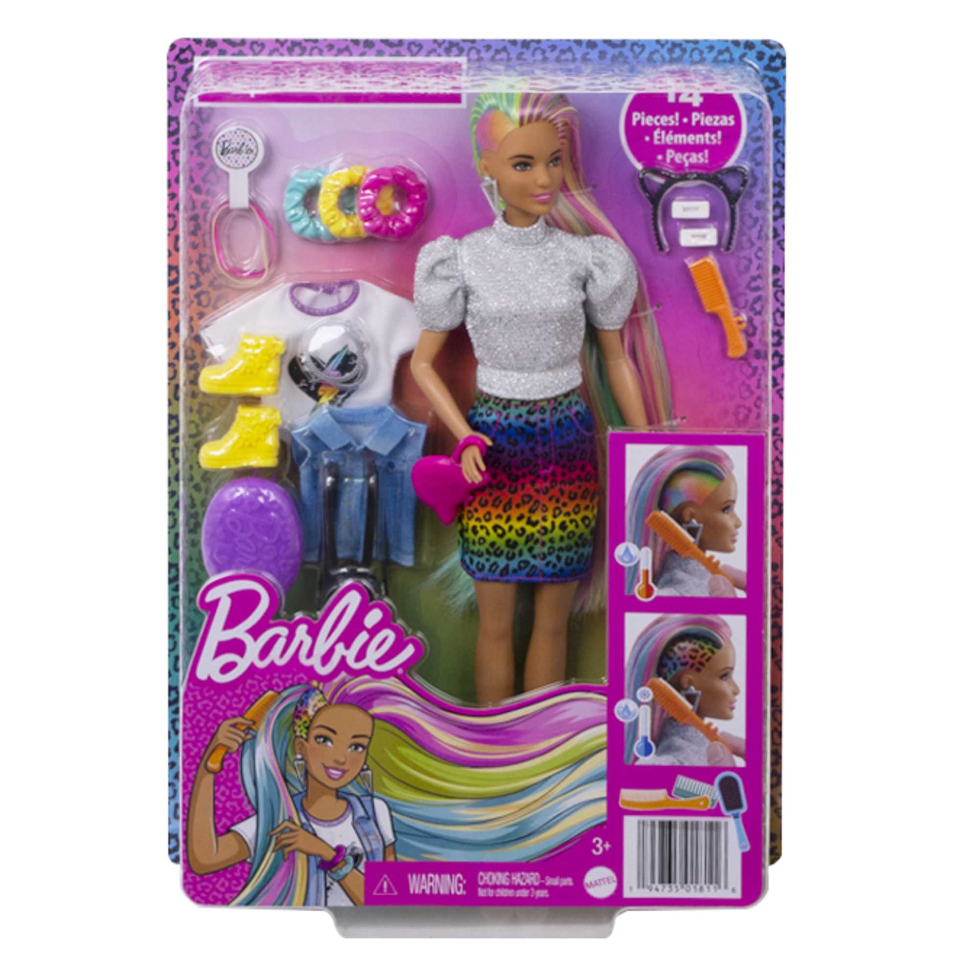 Barbie colorful hair sale