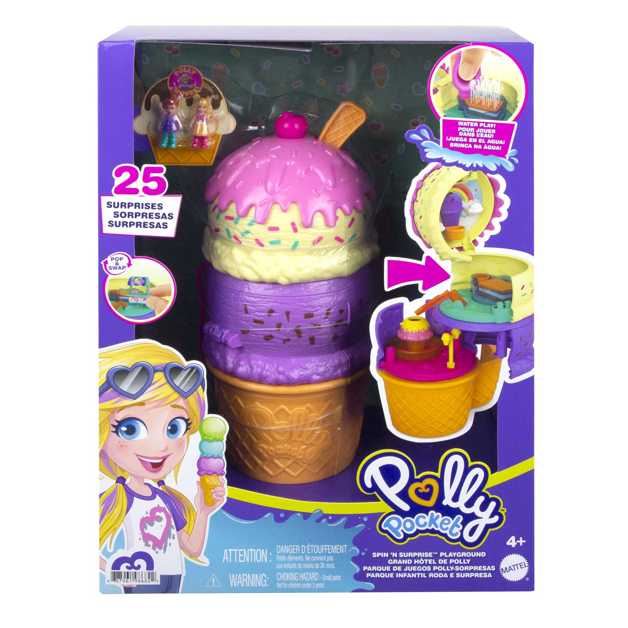Polly Pocket Conjunto de Brinquedo Padaria de cupcakes : :  Brinquedos e Jogos
