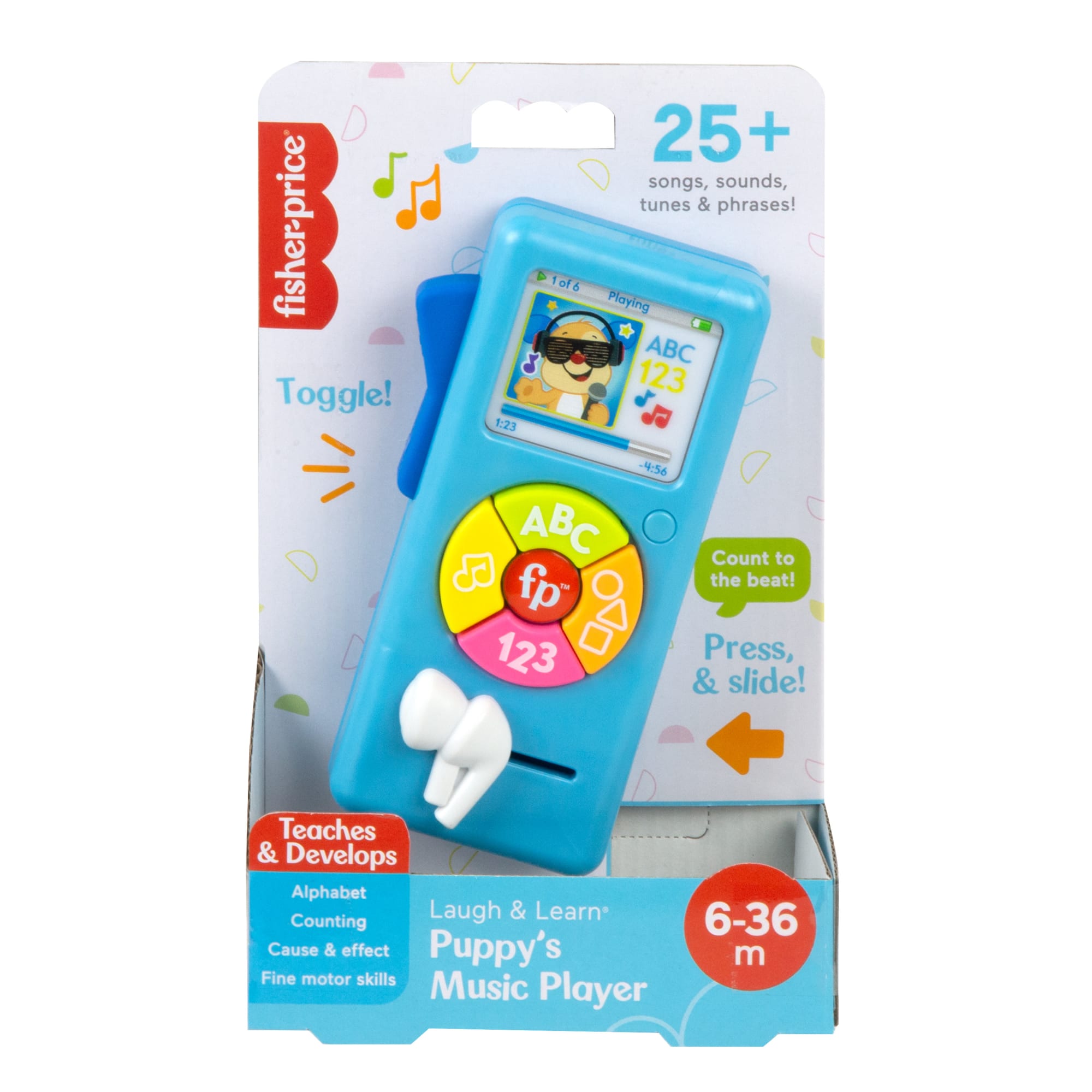 Fisher Price Puppy's Music Player Baby & Toddler Toy |Mattel