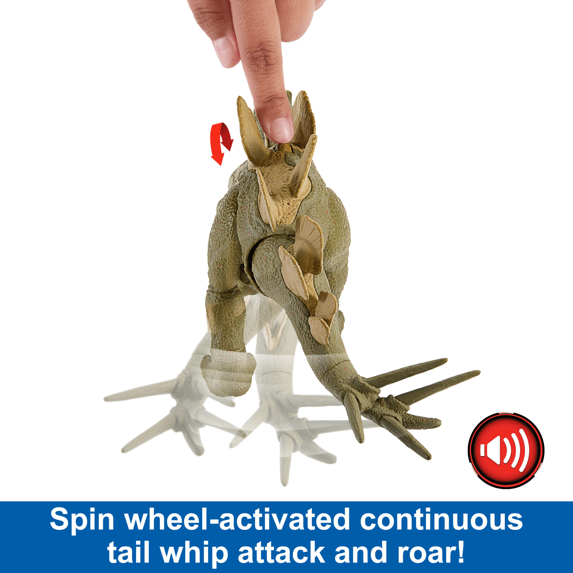 JURASSIC WORLD WILD ROAR Hesperosaurus | Mattel