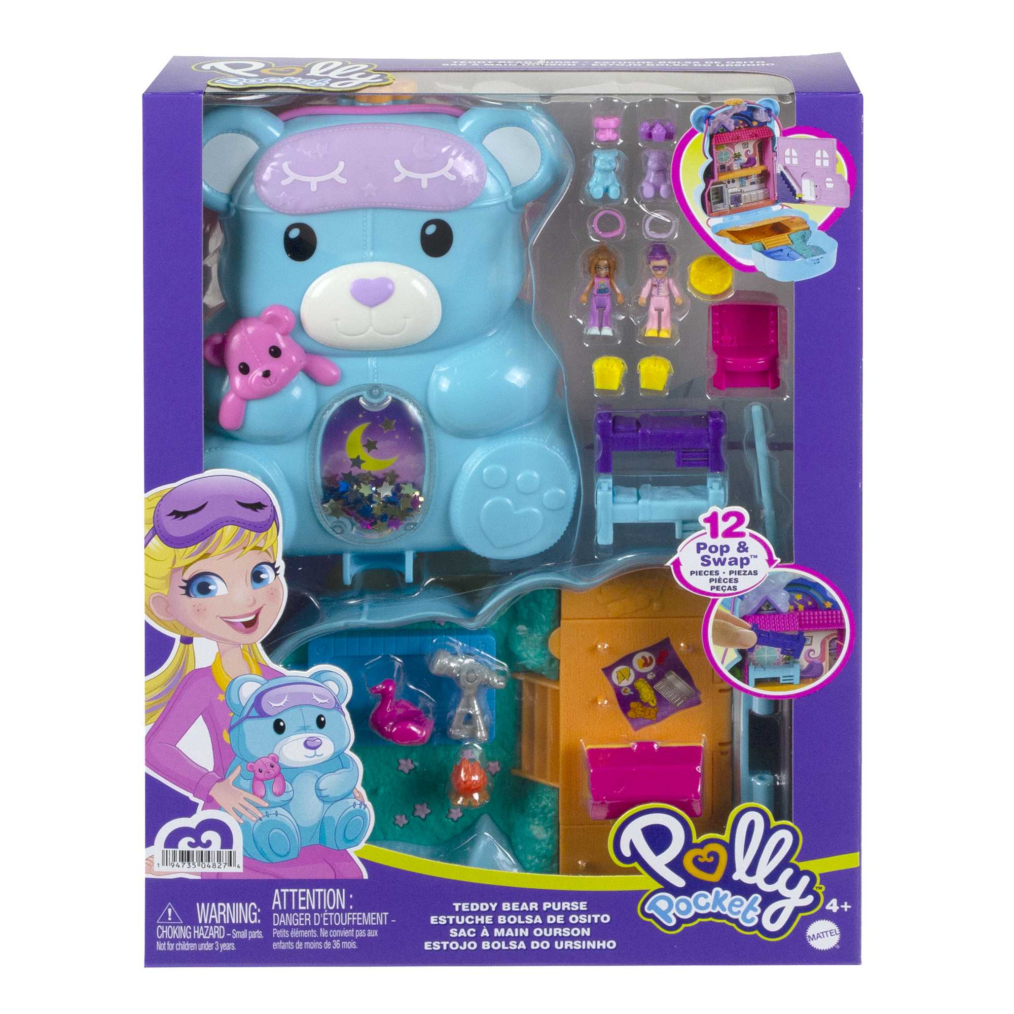 Polly Pocket Teddy Bear Purse | Mattel