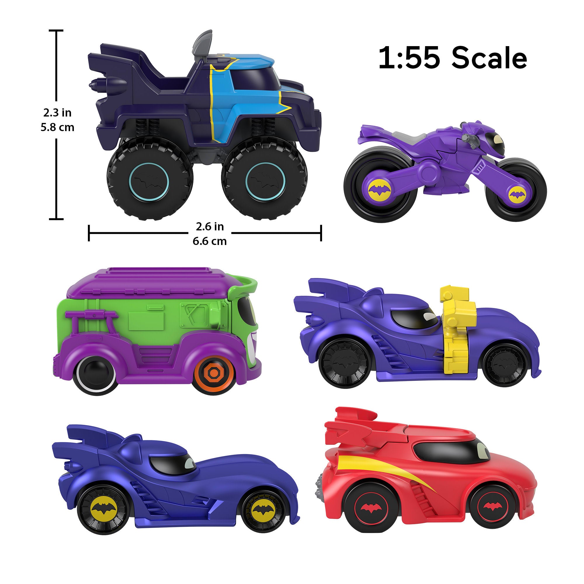 Fisher Price Batwheels Diecast Toy Cars Collection