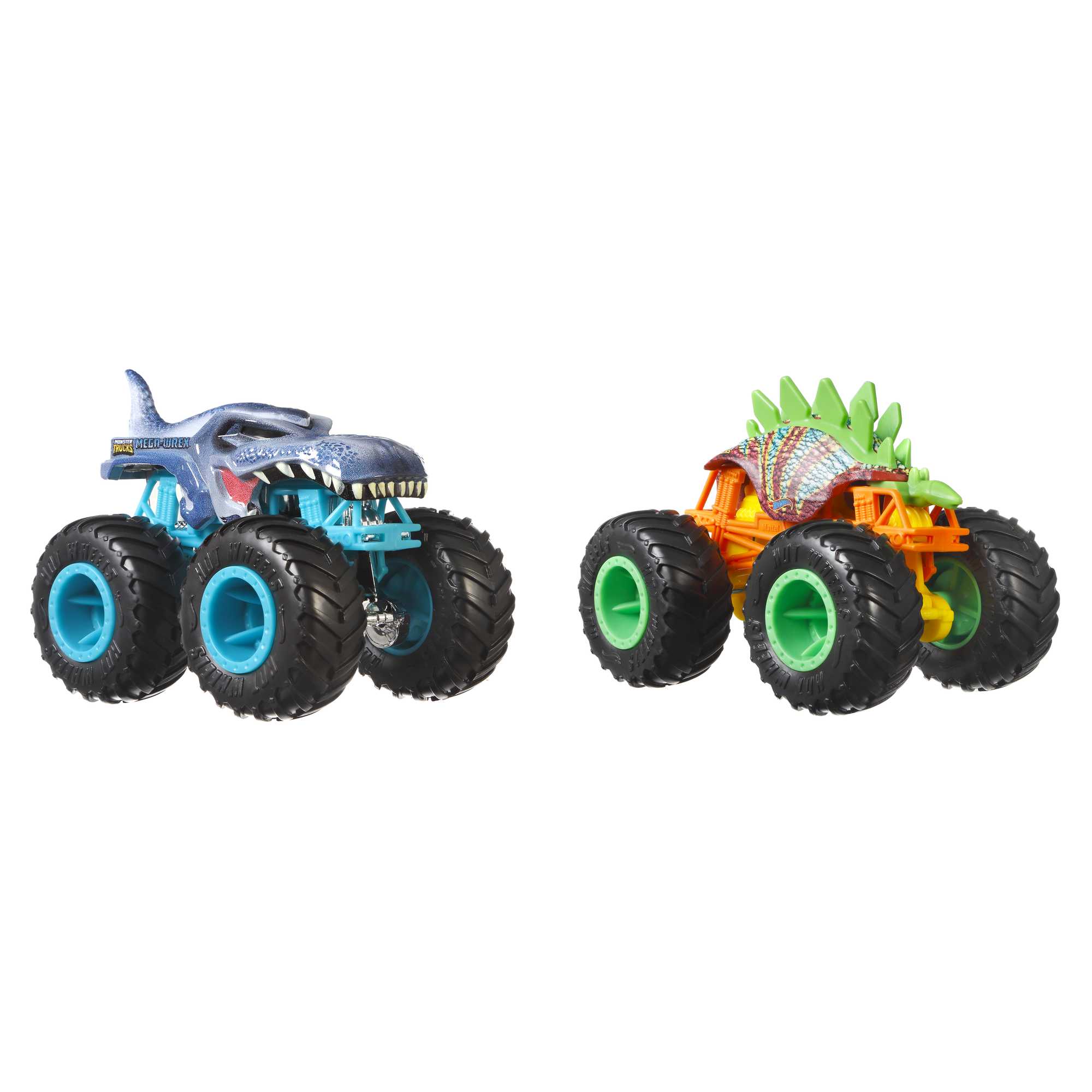 Hot Wheels Monster Trucks 1:64 Dino 2 Pack Vehicles