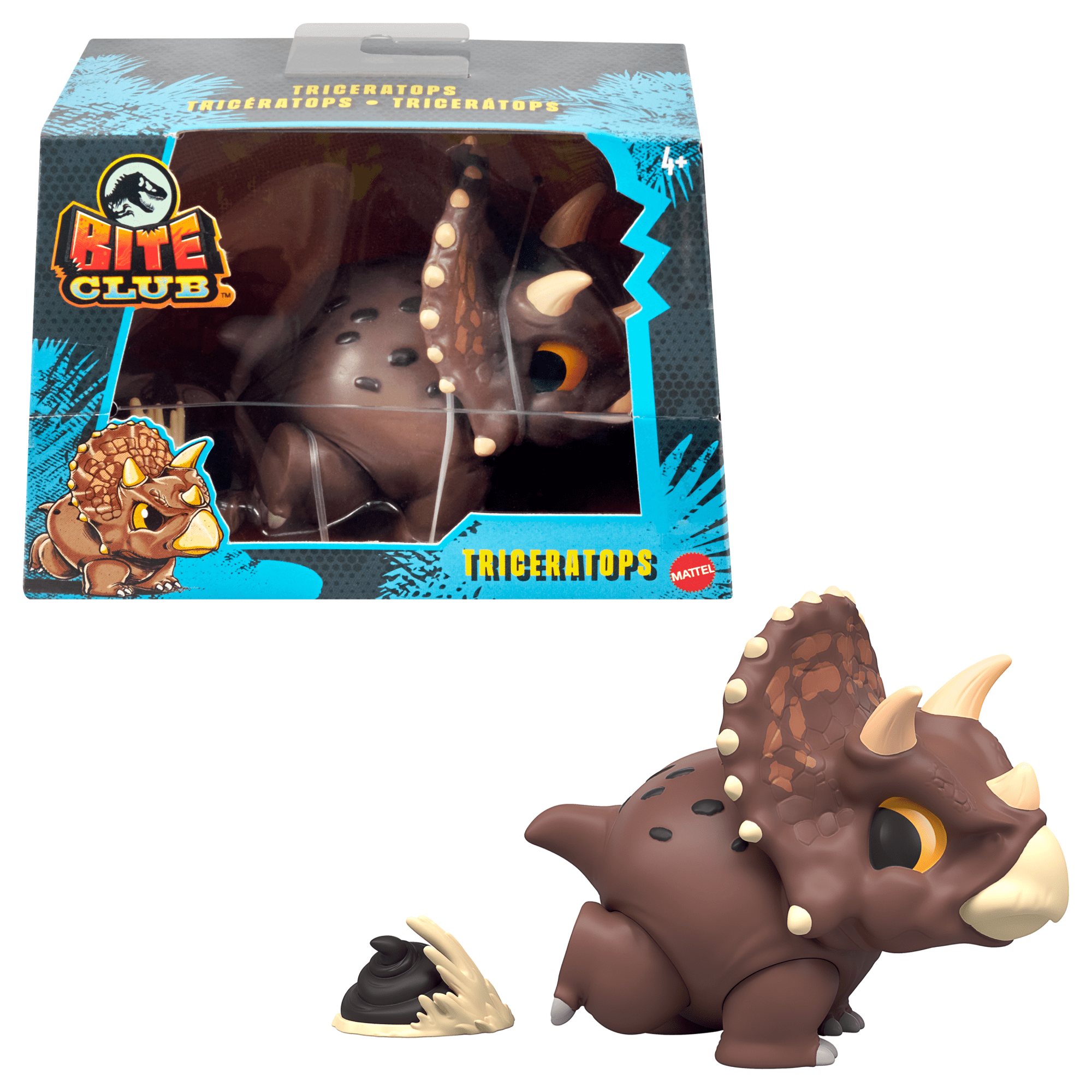 JURASSIC WORLD BITE CLUB Triceratops | Mattel