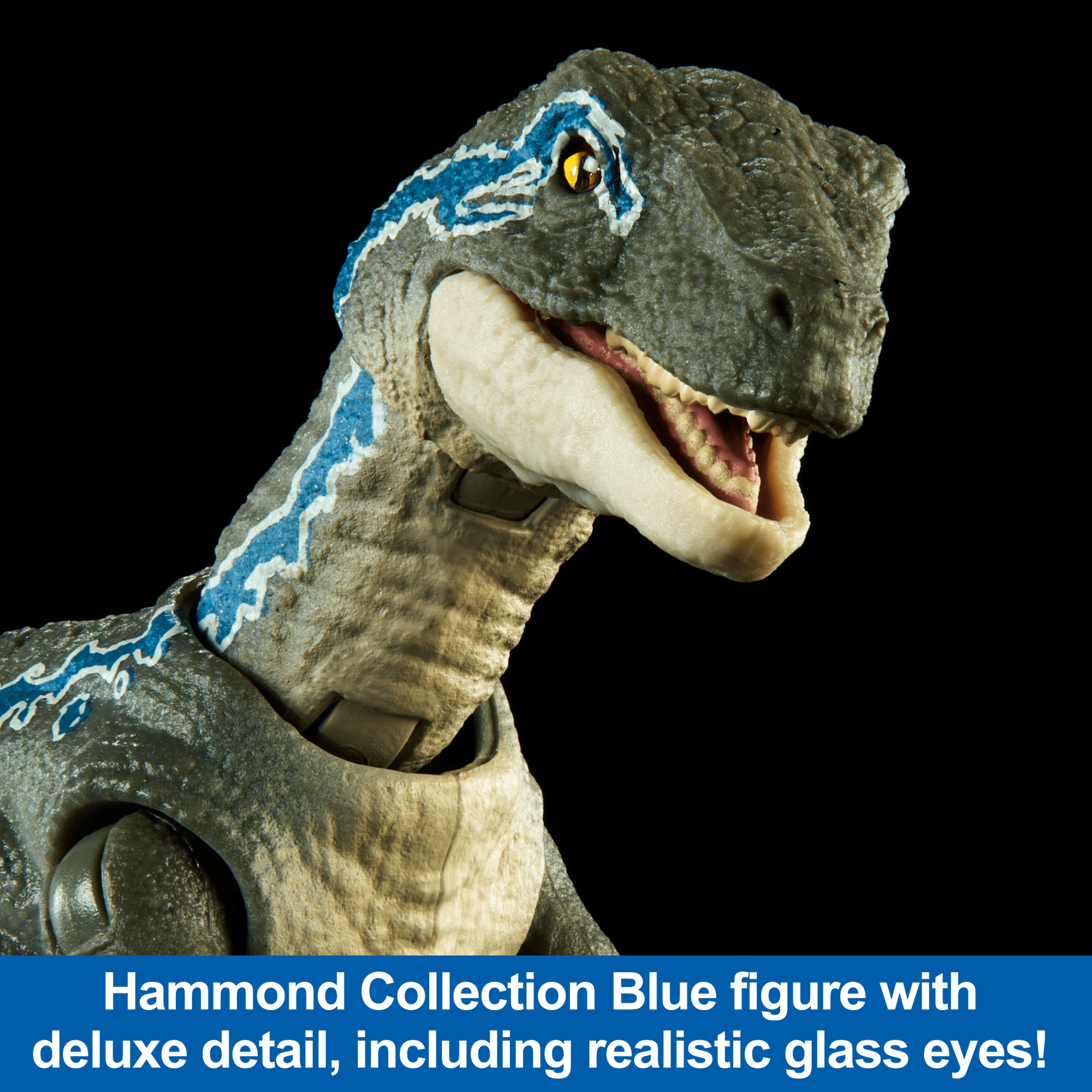 MATTEL　ハモンドコレクション　ブルー JURASSIC WORLD HAMMOND COLLECTION Velociraptor 'Blue' | Mattel