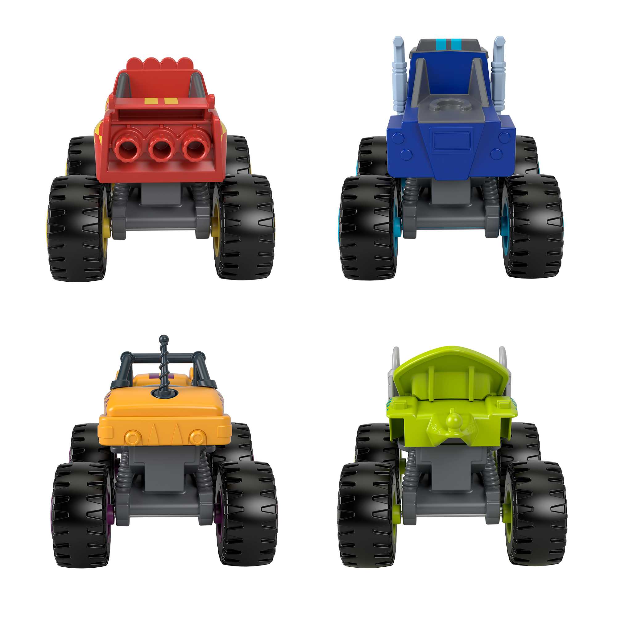 Blaze And The Monster Machines Racers 4 Pack| Fisher Price