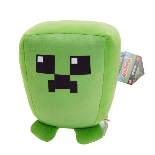 Minecraft Cuutopia Plush, 10-inch Creeper Soft Doll