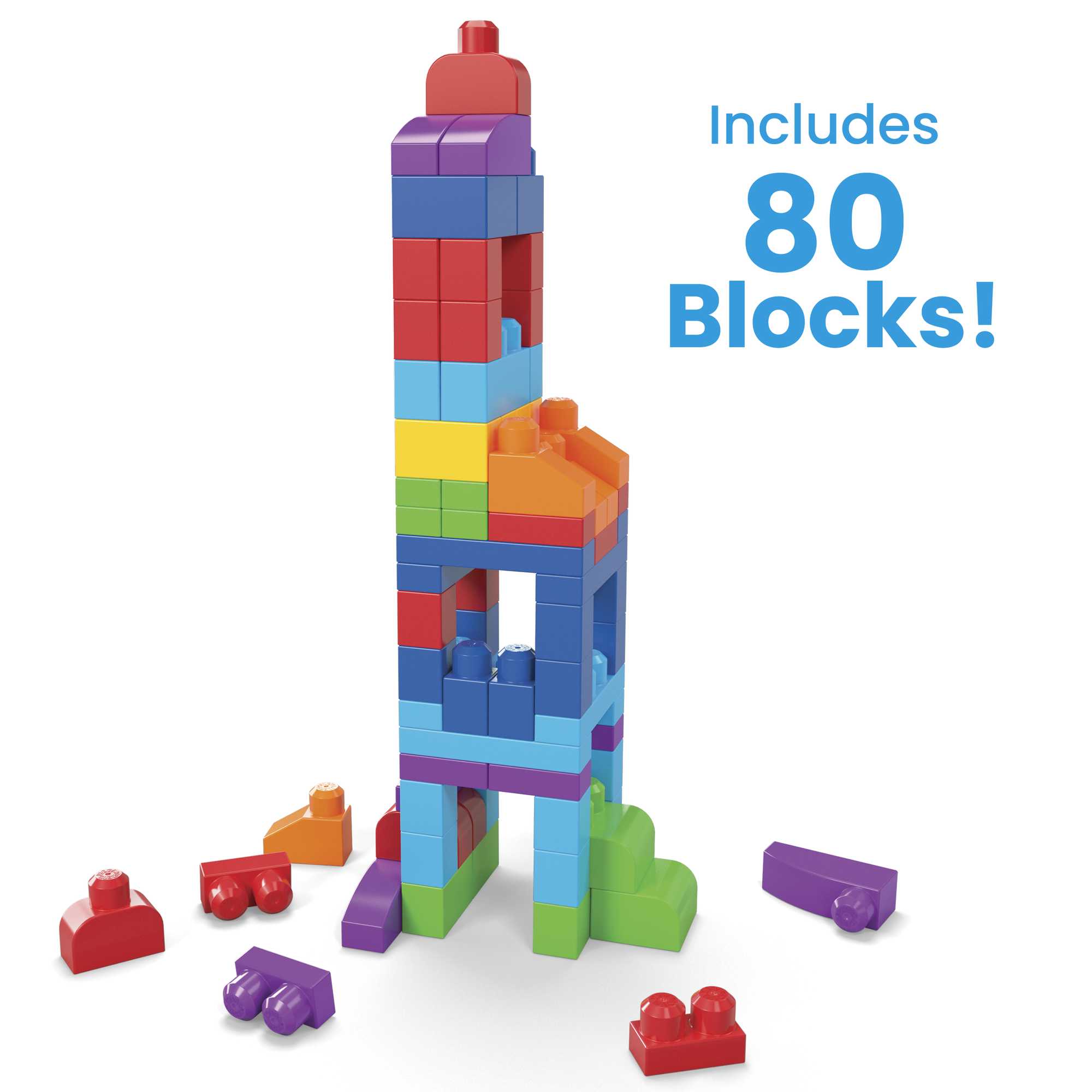 Mega Bloks First Builders Big Building Bag - Blue | Mattel