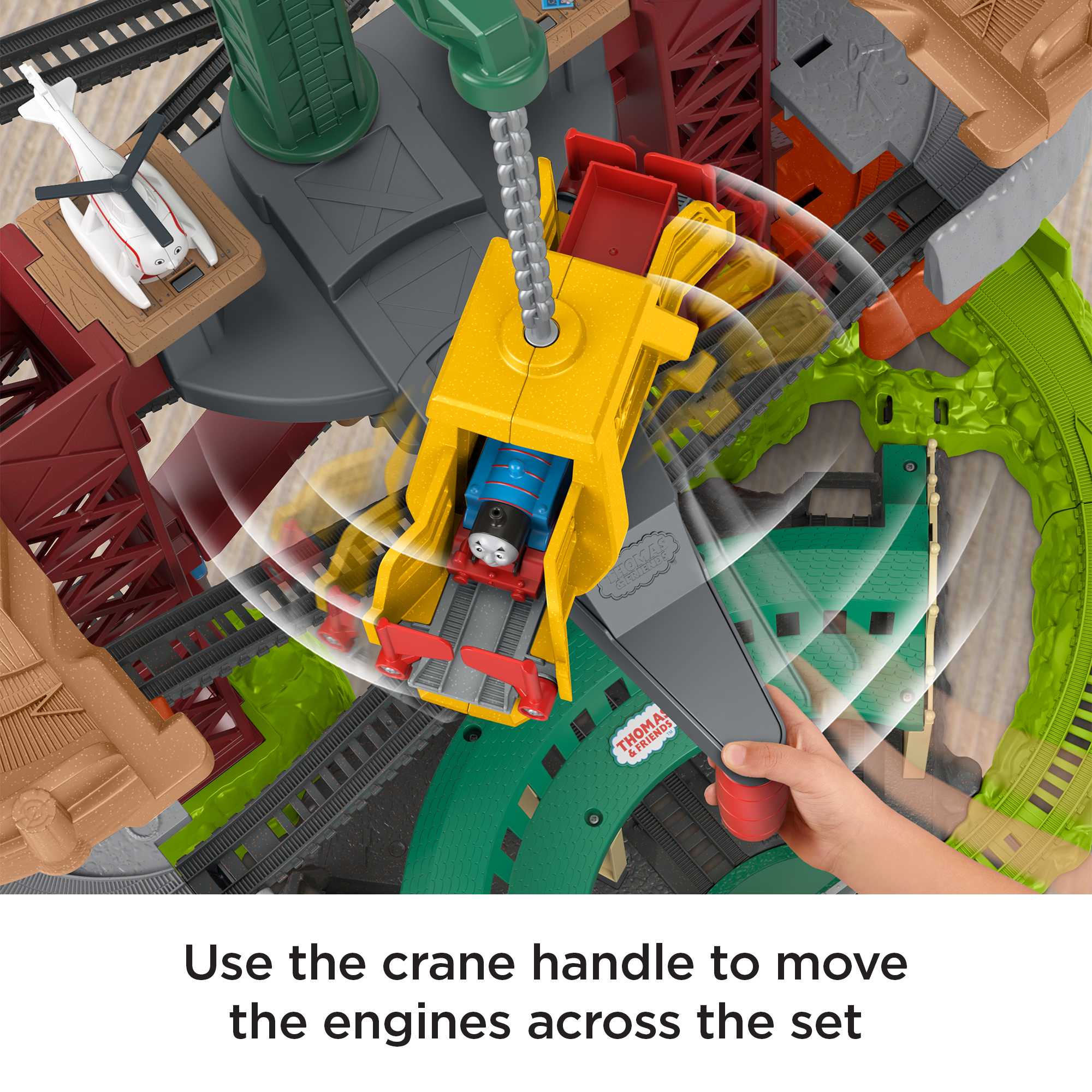 Trackmaster Thomas The Train Super Station Set Up Friends