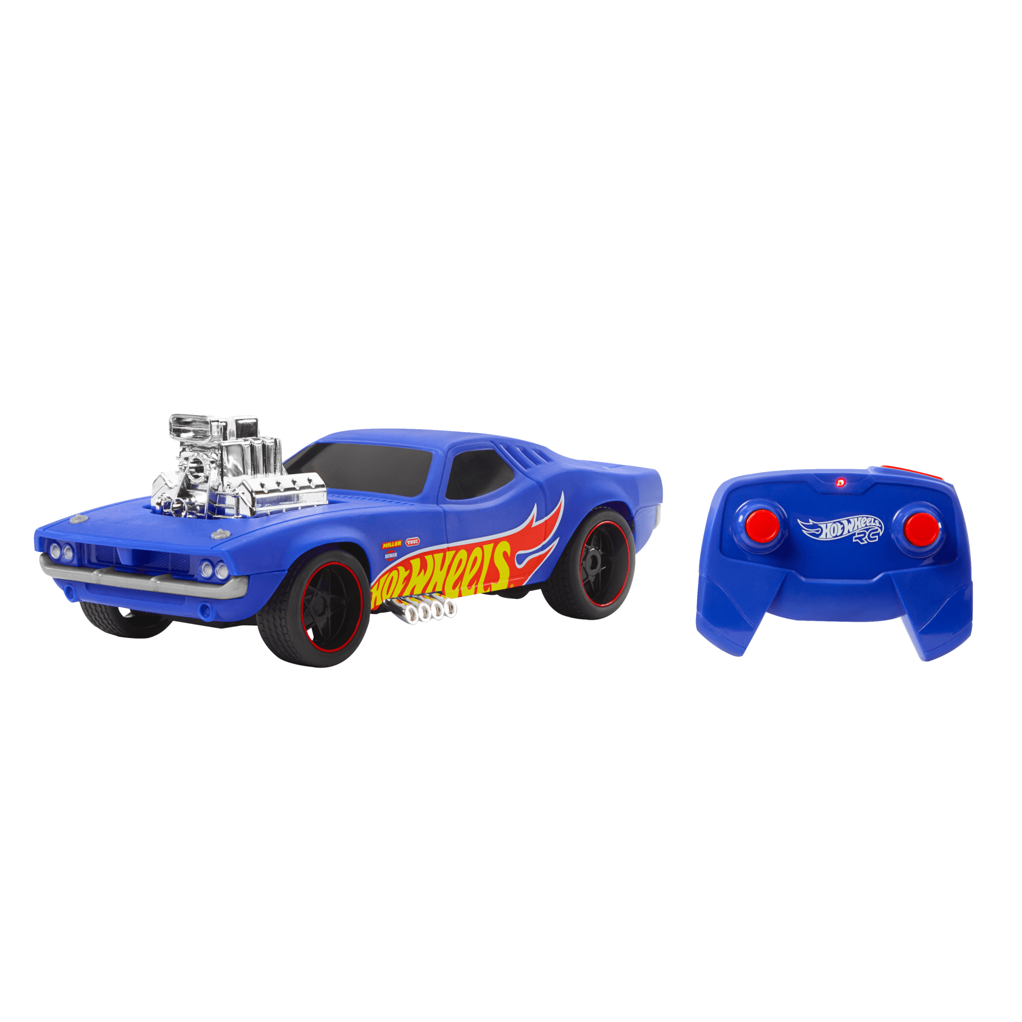 Hot Wheels 1:16 Scale RC Rodger Dodger USB-Rechargeable Toy