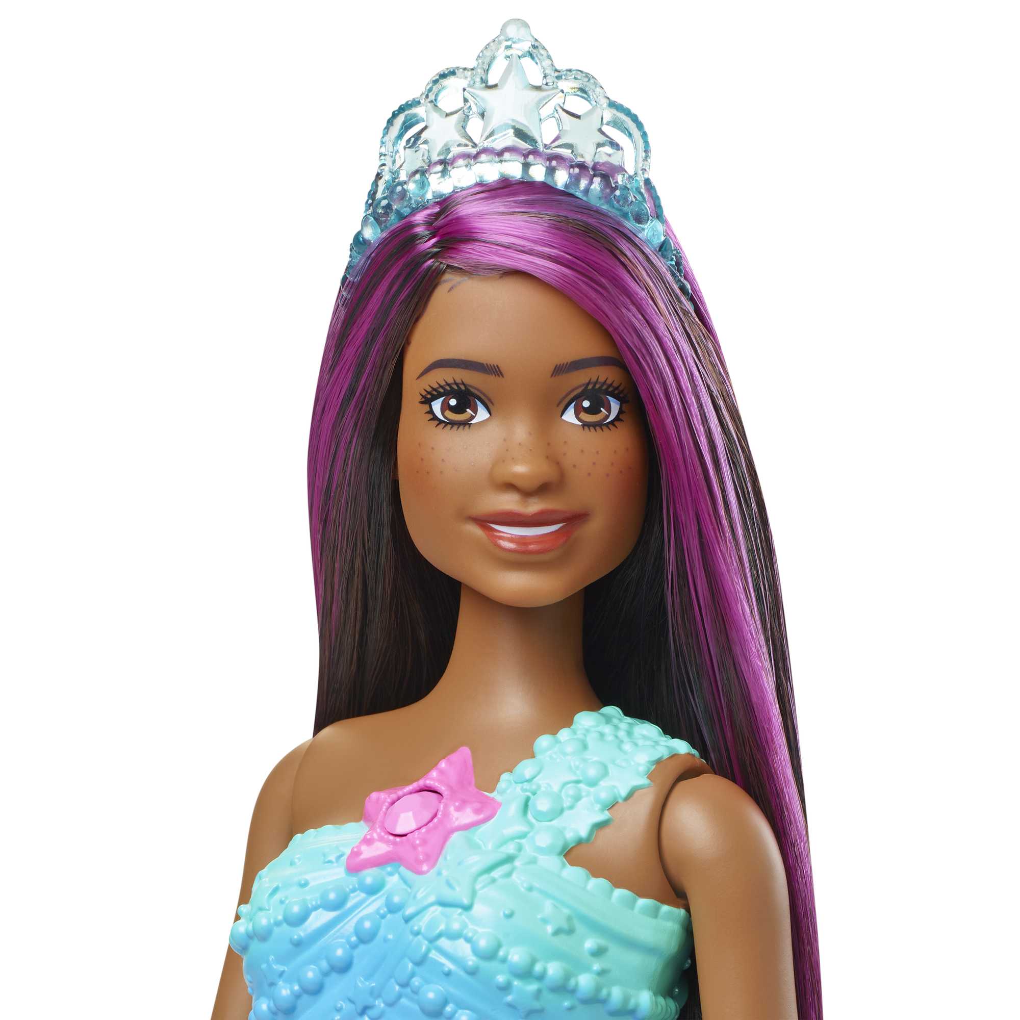 Poupée Barbie sirène Dreamtopia Couleurs et lumières - Label Emmaüs