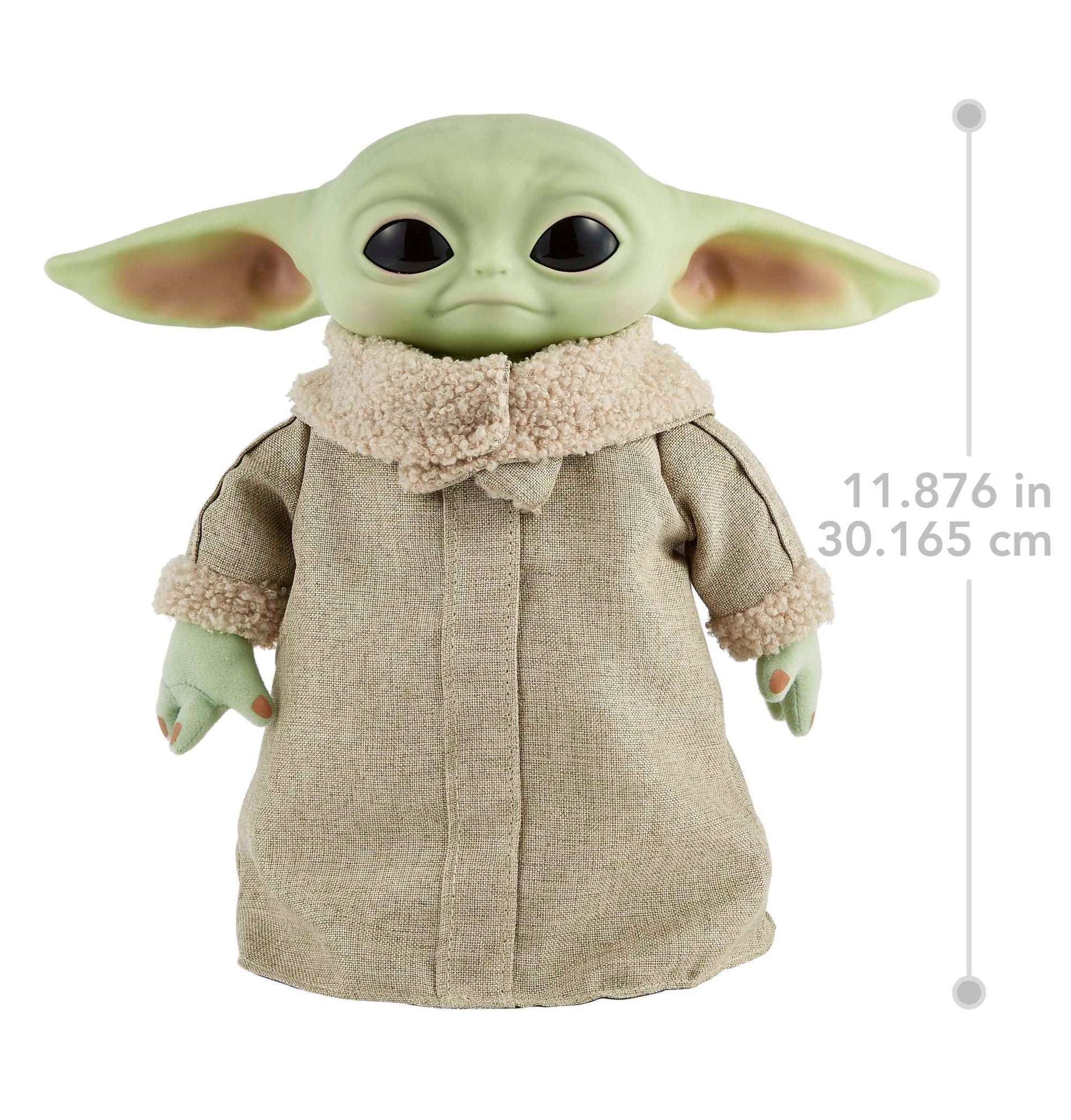 Mattel Star Wars Plush Toys, Grogu Soft Doll from The Mandalorian, 11-inch  Figure, Collectible Stuffed Animals for Kids