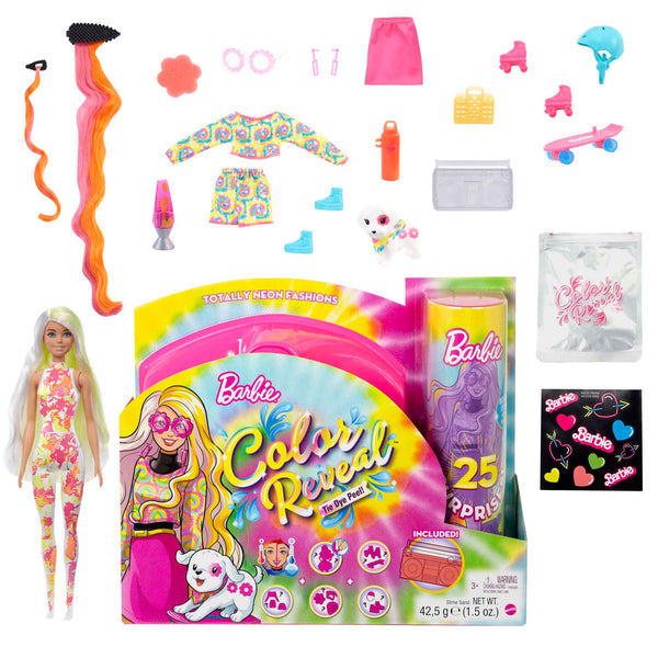 Barbie Color Reveal Dolls ] Totally Neon