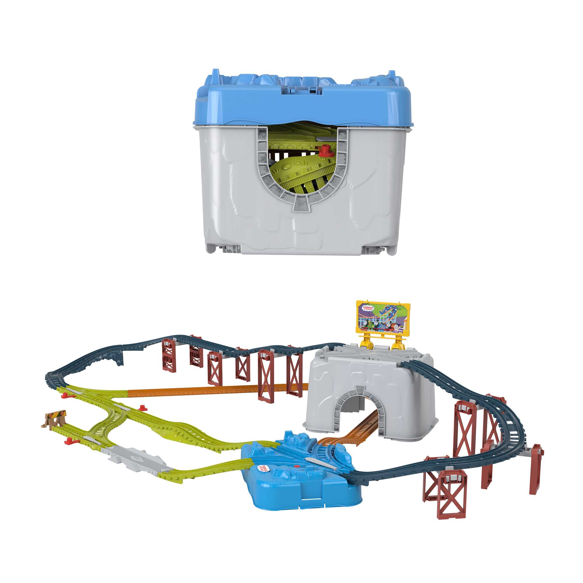 Thomas Box Build Thomas & Friends Connect & Build Track Bucket | Mattel