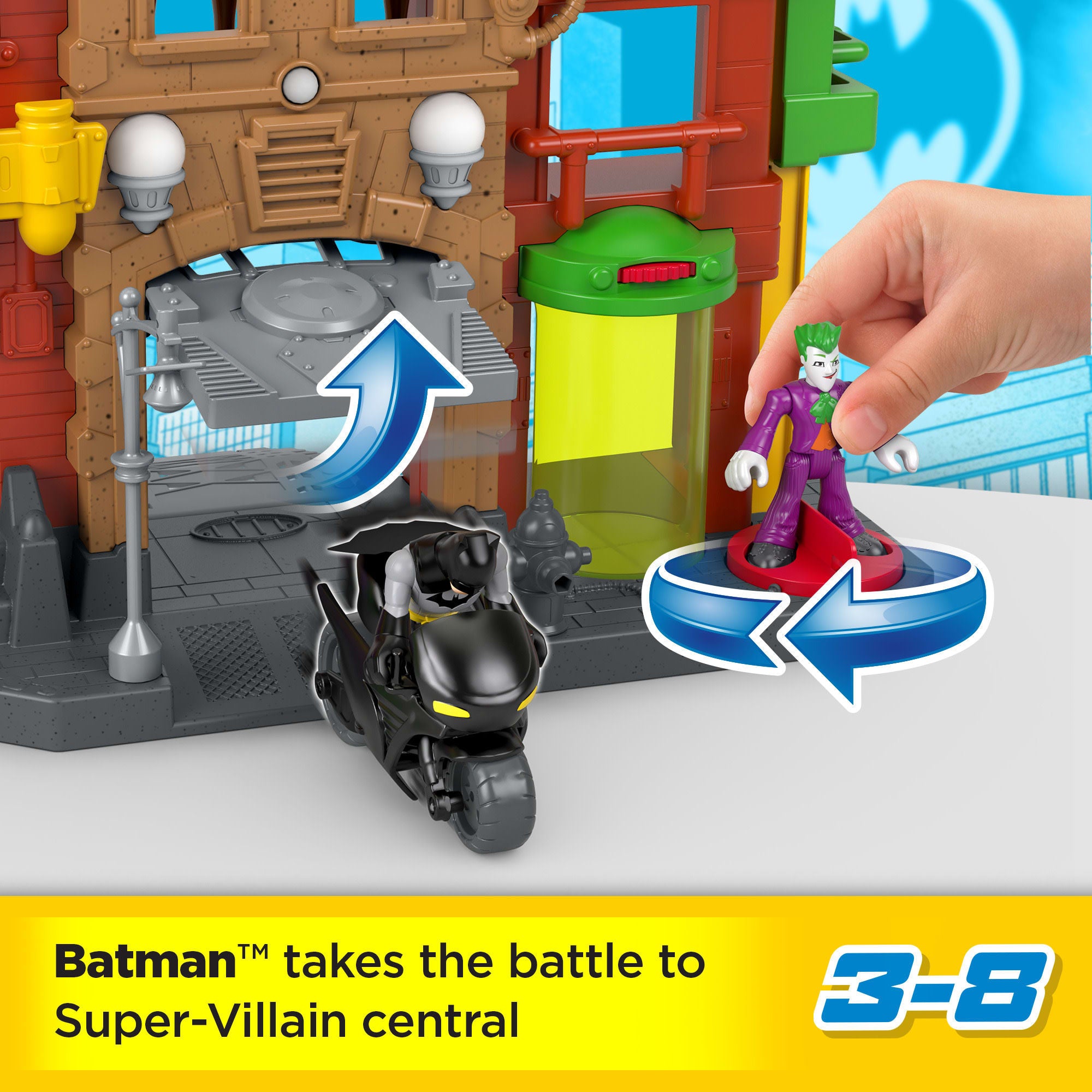 Imaginext Dc Super Friends Crime Alley Playset Imaginext DC Super Friends Crime Alley Batman Playset|Mattel