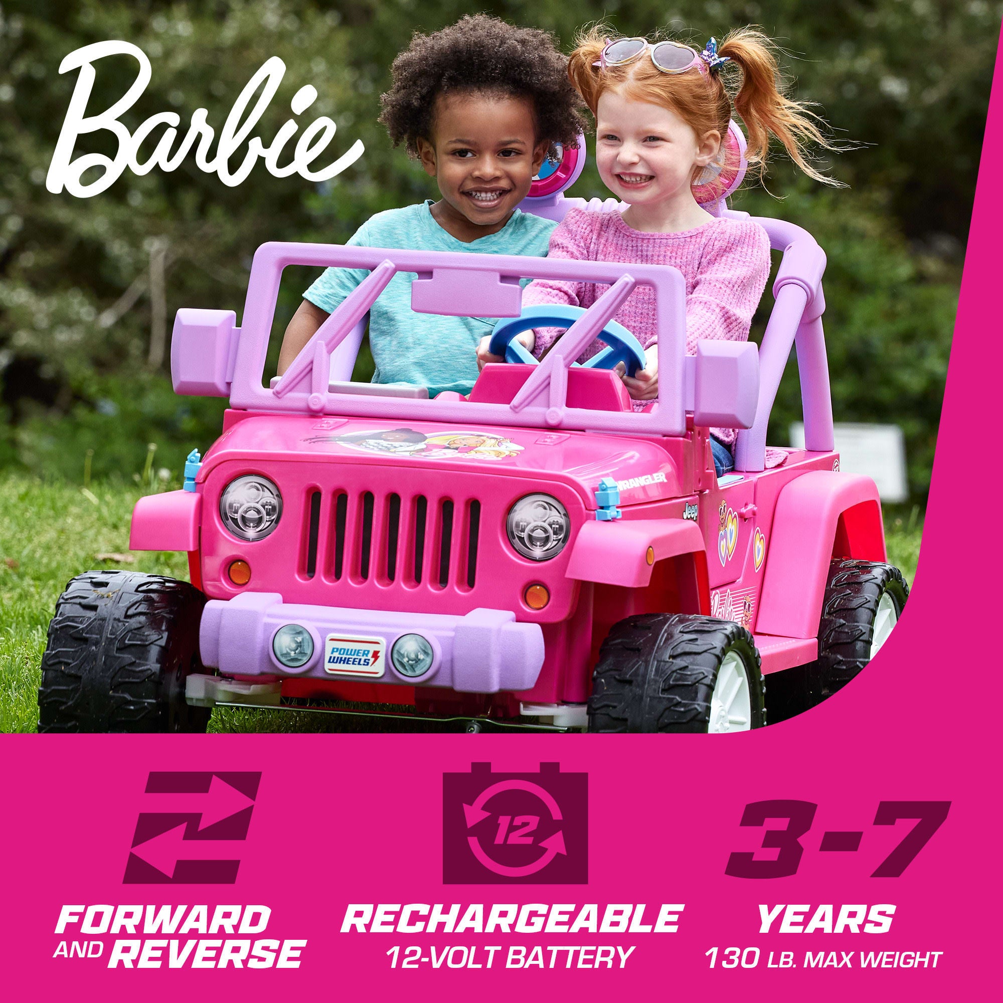 Power Wheels Power Wheels Barbie Jeep Wrangler | Mattel
