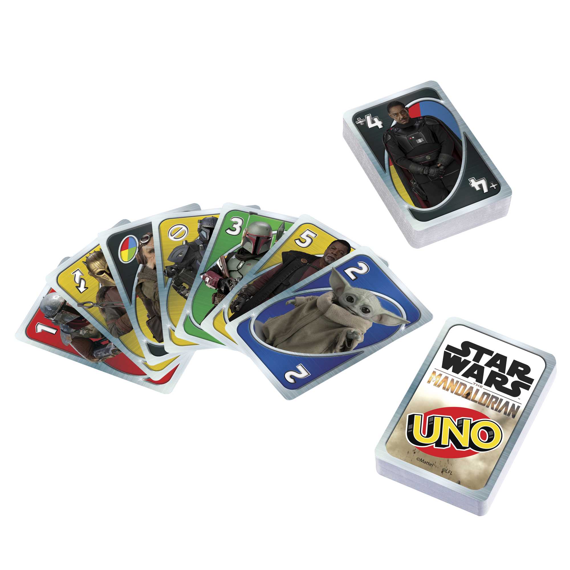 Mattel Games UNO Star Wars Card Game for Kids & Family with Themed