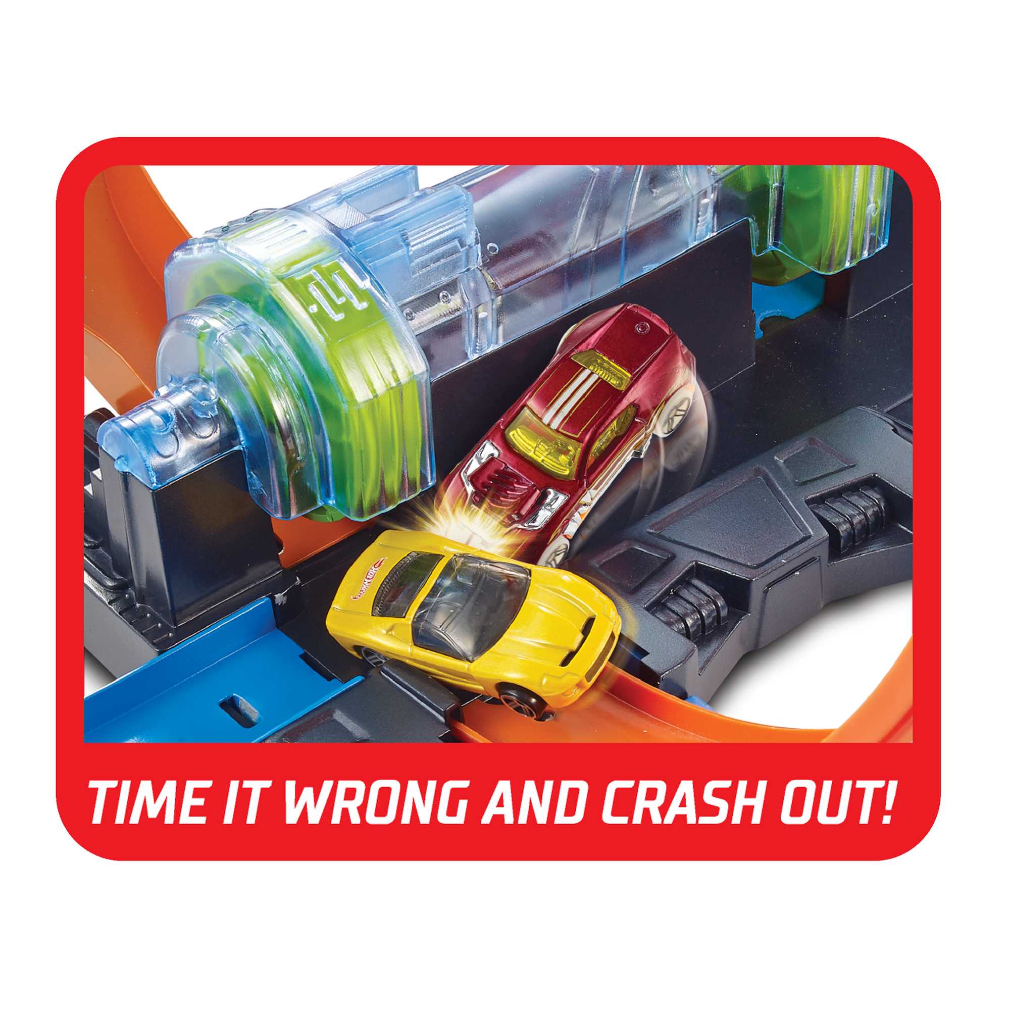 Hot Wheels Corkscrew Crash Track Set | Mattel