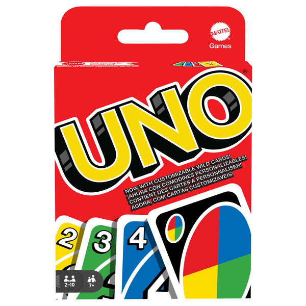 UNO® é um jogo de cartas desenvolvido pela Mattel . Recomenda-se