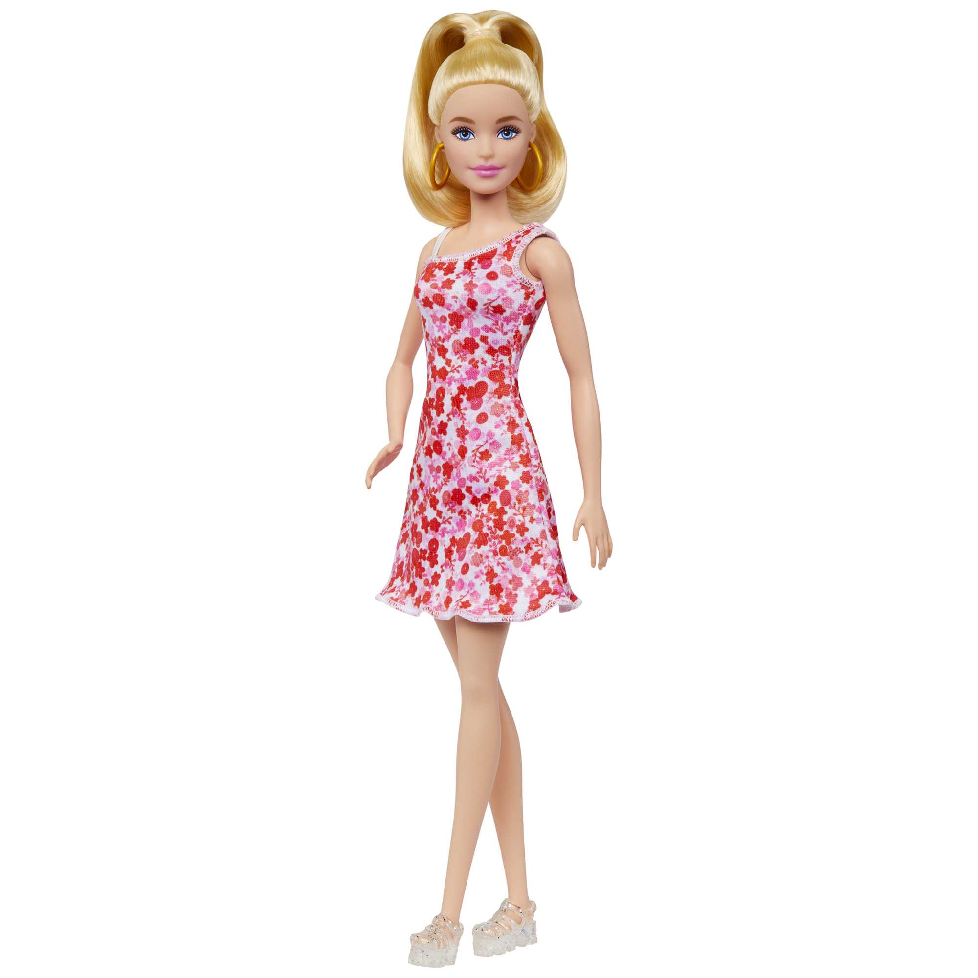 Barbie Fashionistas Doll | Blonde in Floral Dress | MATTEL