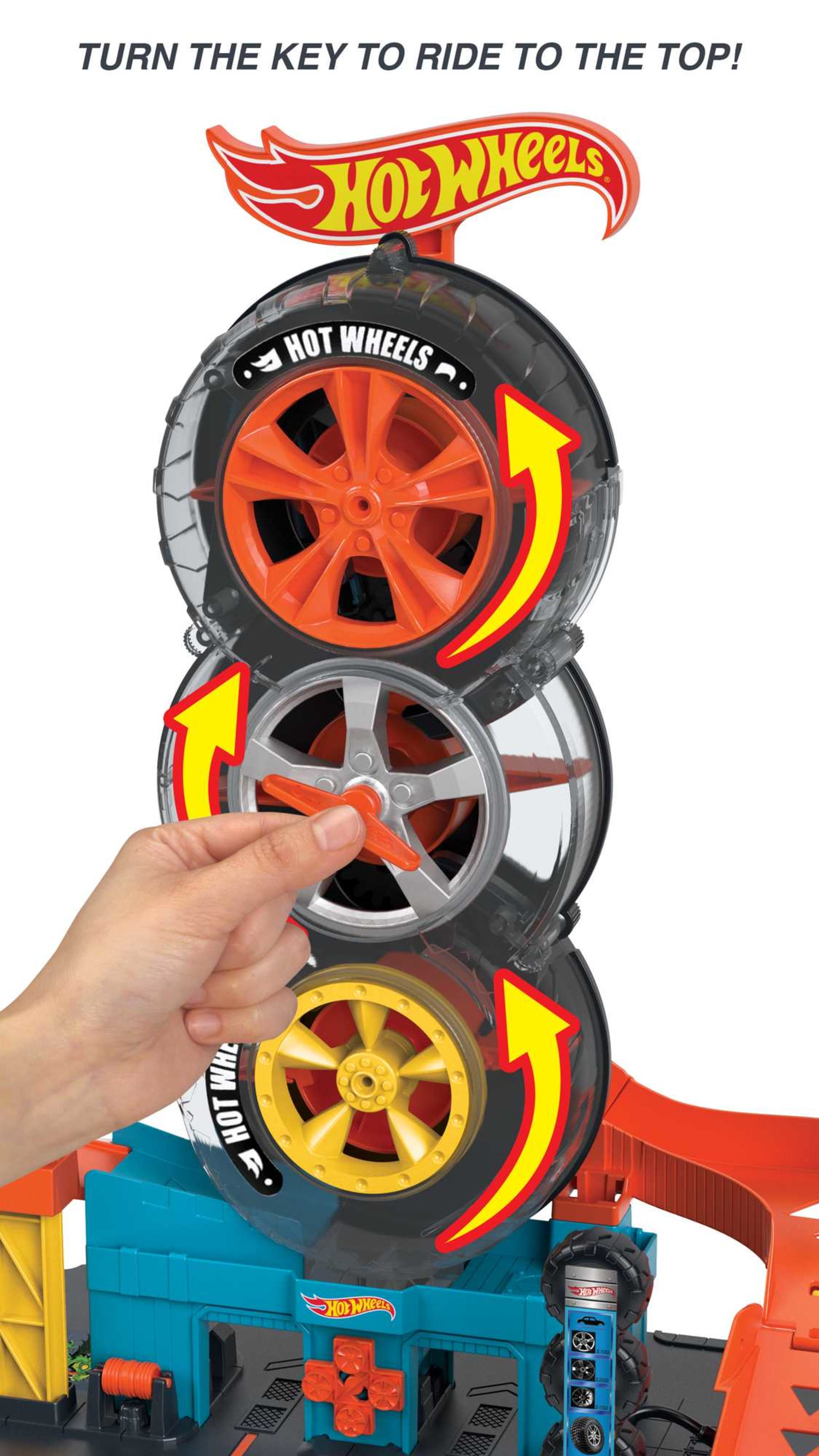 Hot Wheels City Super Twist Tire Shop | Mattel