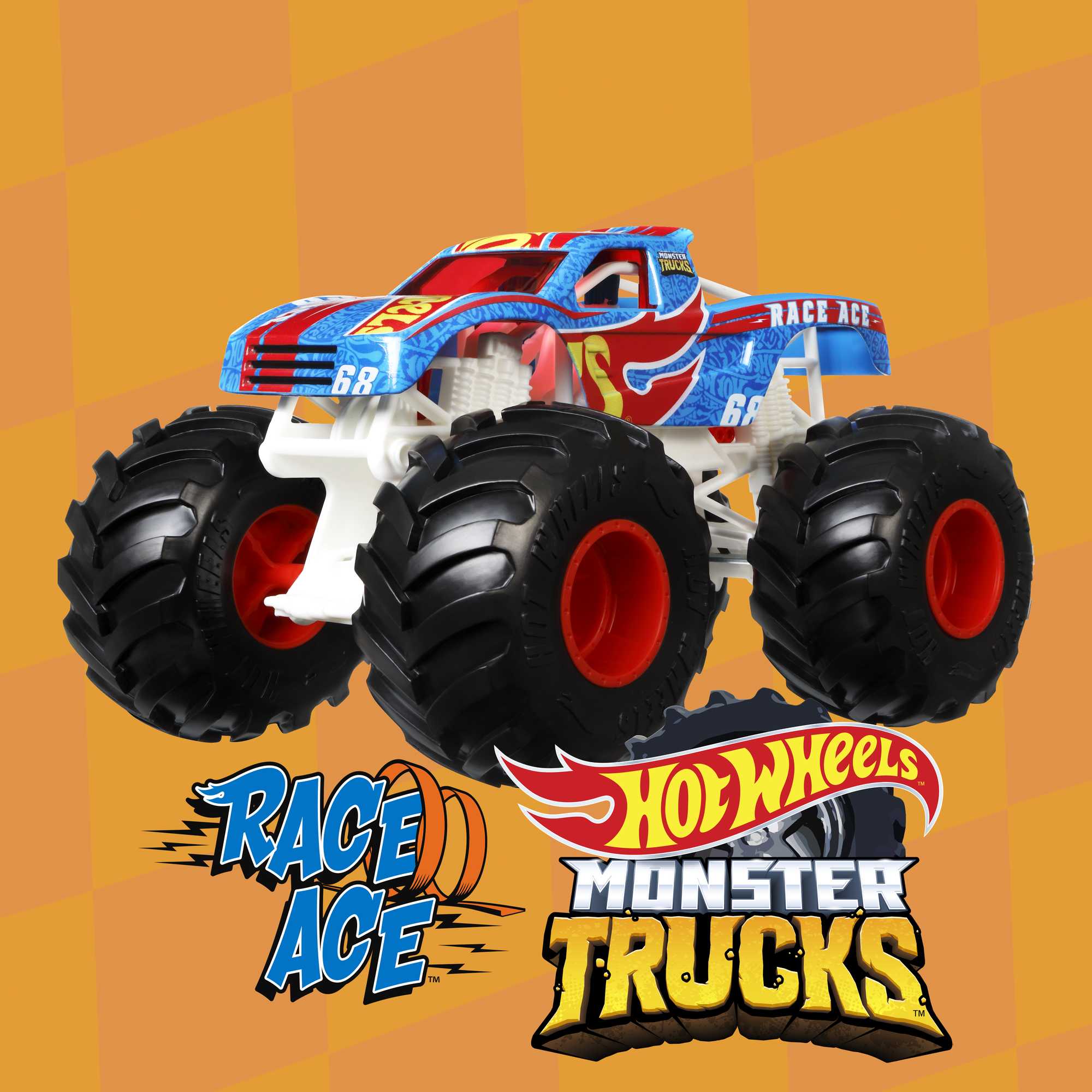 Hot Wheels Monster Trucks 1:24 Scale Assortment for Kids Age 3 4 5