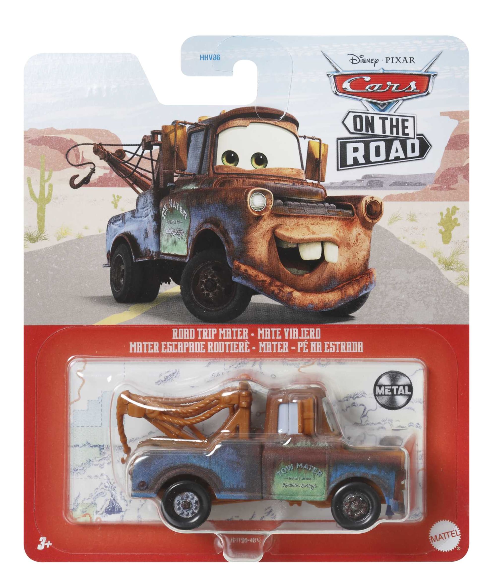Cars de Disney y Pixar Vehículo de Juguete Mate Viaje en Carretera