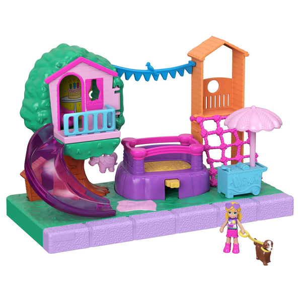 Polly Pocket Pollyville Playground Adventure Playset | Mattel