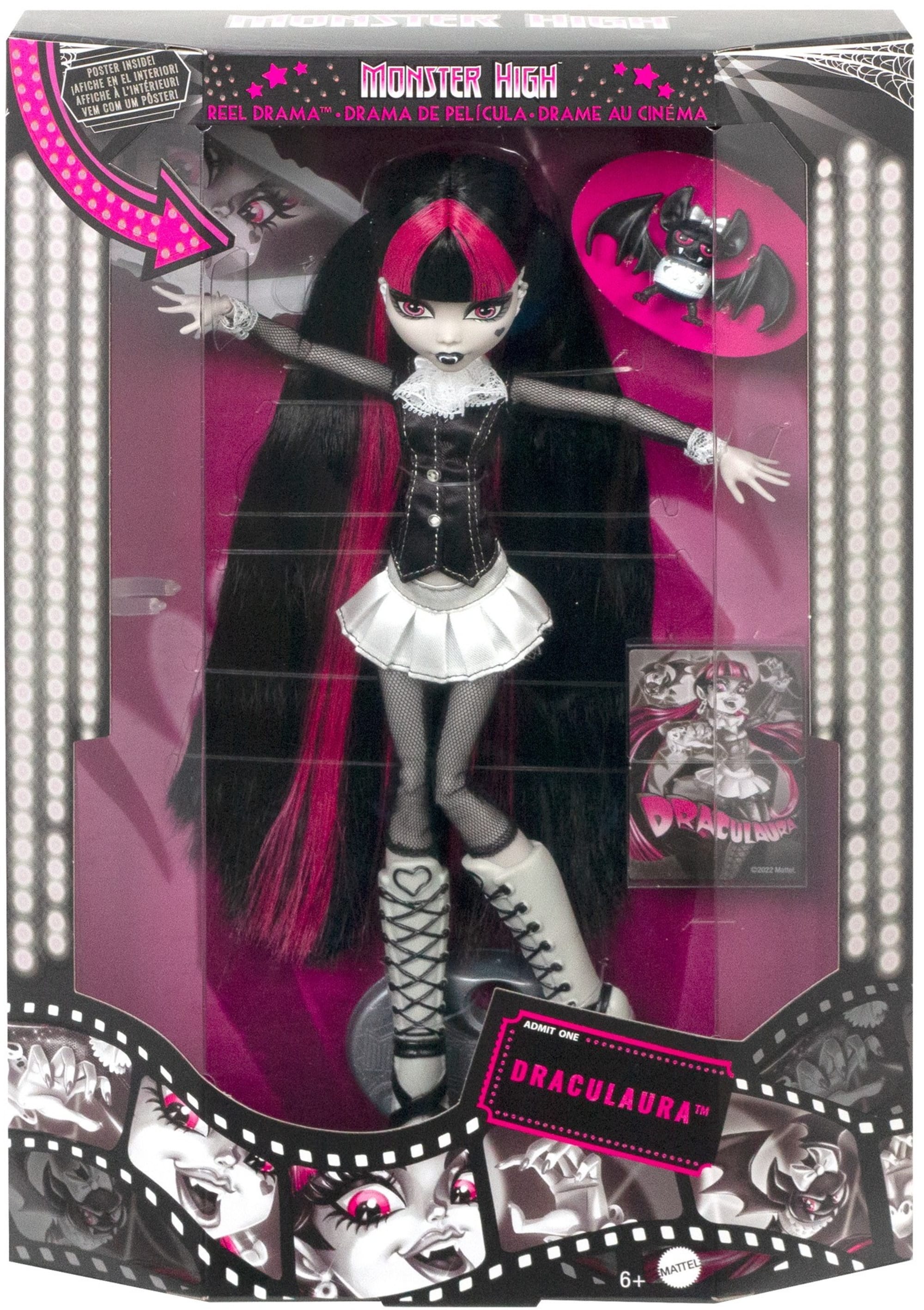 Monster High Reel Drama Draculaura Doll | Mattel
