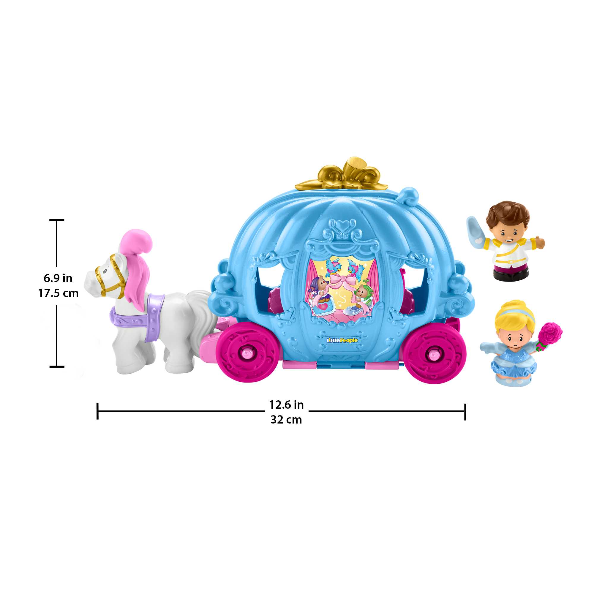 Disney Princess Cinderella's Carriage Little People | Mattel