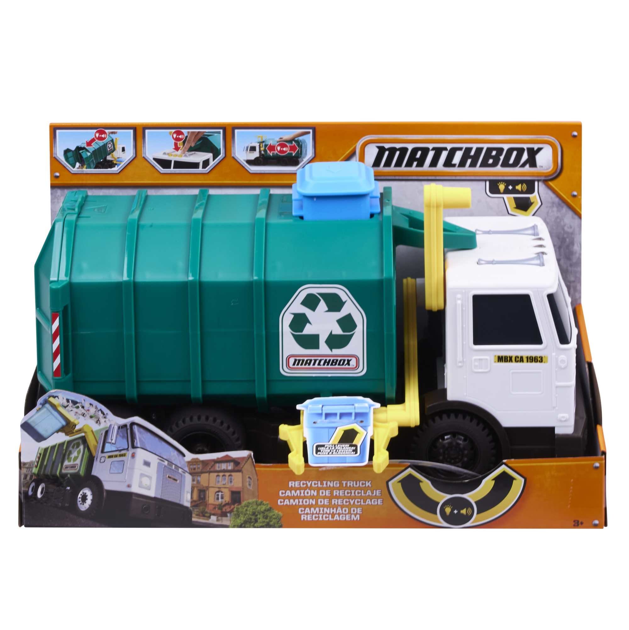 Matchbox Matchbox Garbage Truck Lrg Mattel