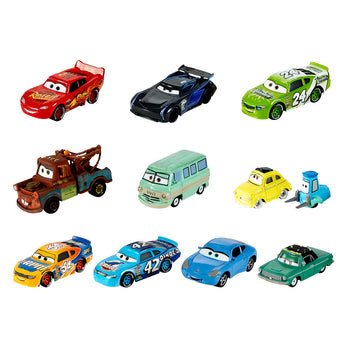 Mattel Disney Pixar Cars Toys, Radiator Springs 3-Pack with Lightning  McQueen, Mater and Sheriff Die-Cast Toy Cars ( Exclusive)