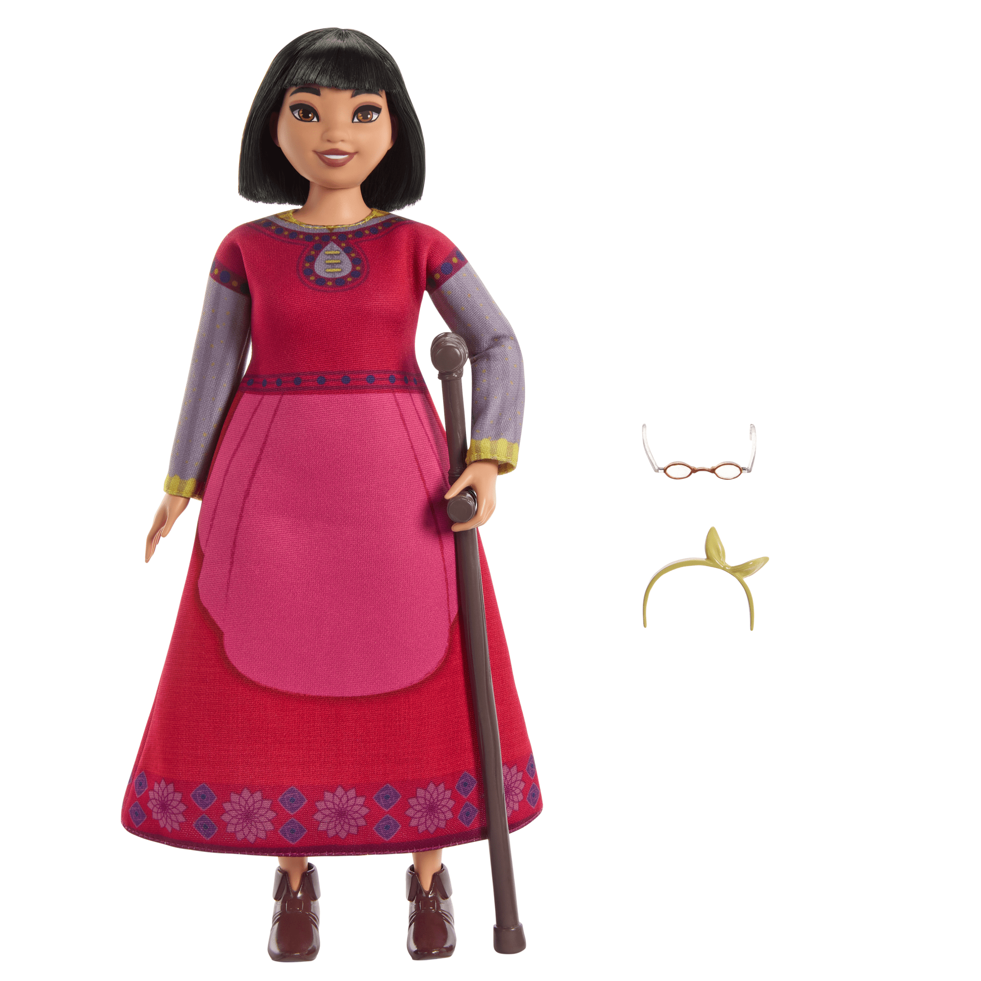 Disney Wish Poupée articulée et accessoires Reine Amaya de Rosas