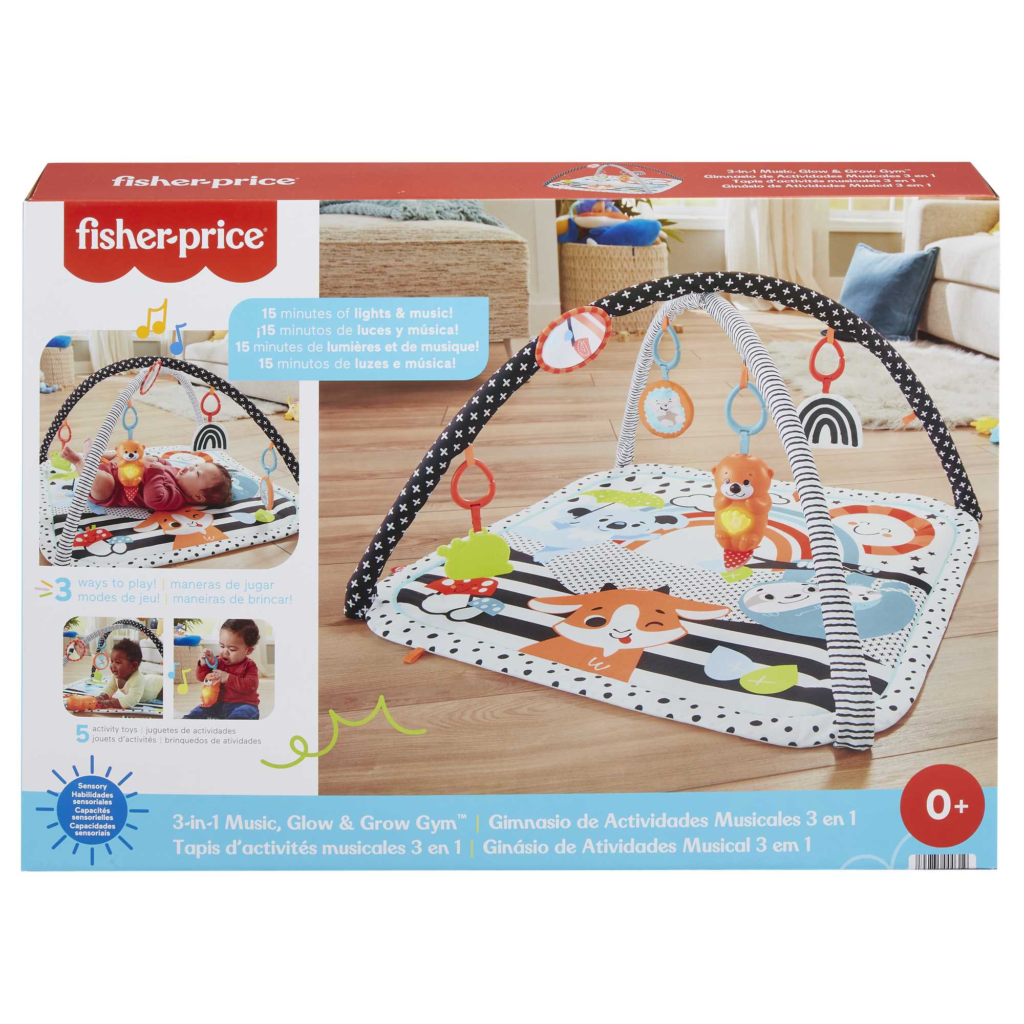 Gimnasio Bebé Luces y Sonidos Fisher Price GRV42 - Miscelandia