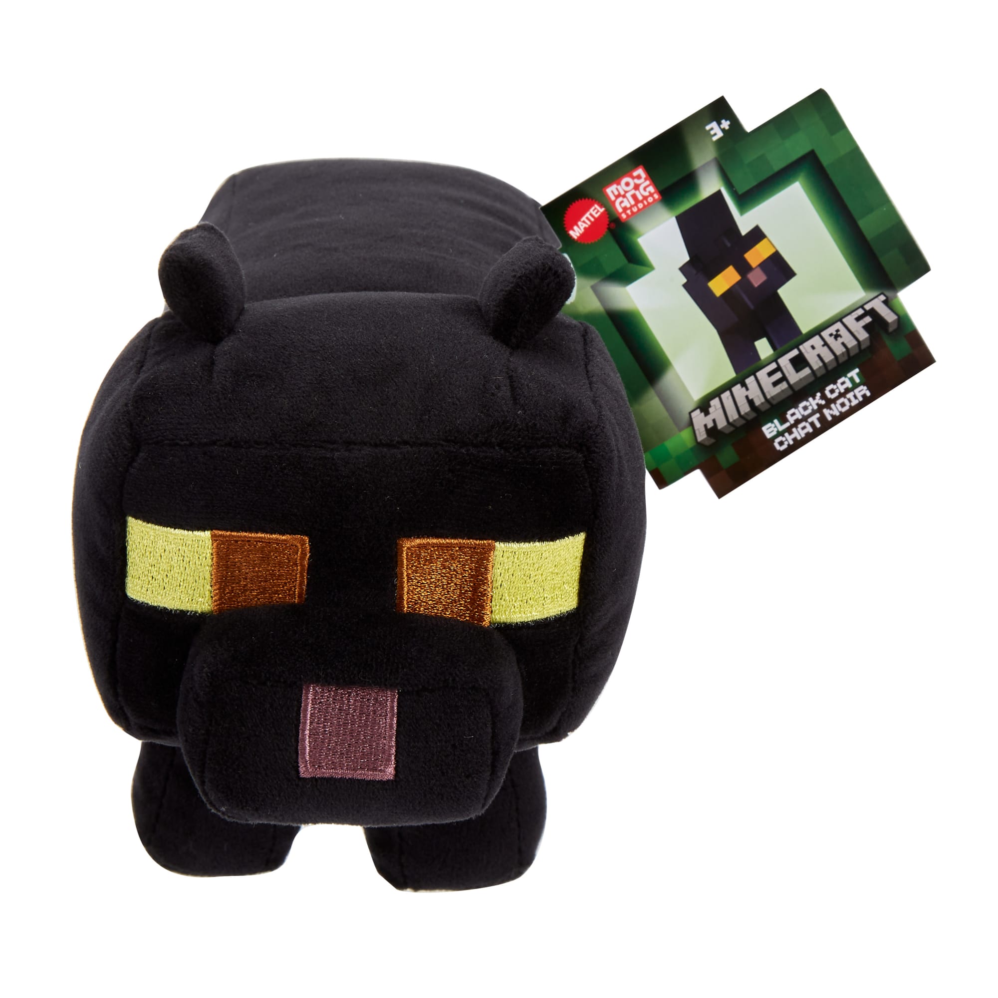 MINECRAFT 8-INCH BASIC PLUSH Black Cat | Mattel