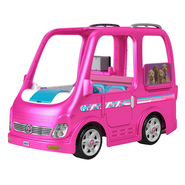 Barbie DreamCamper Vehicle Playset with 60 Accessories Including Pool and  30-inch Slide