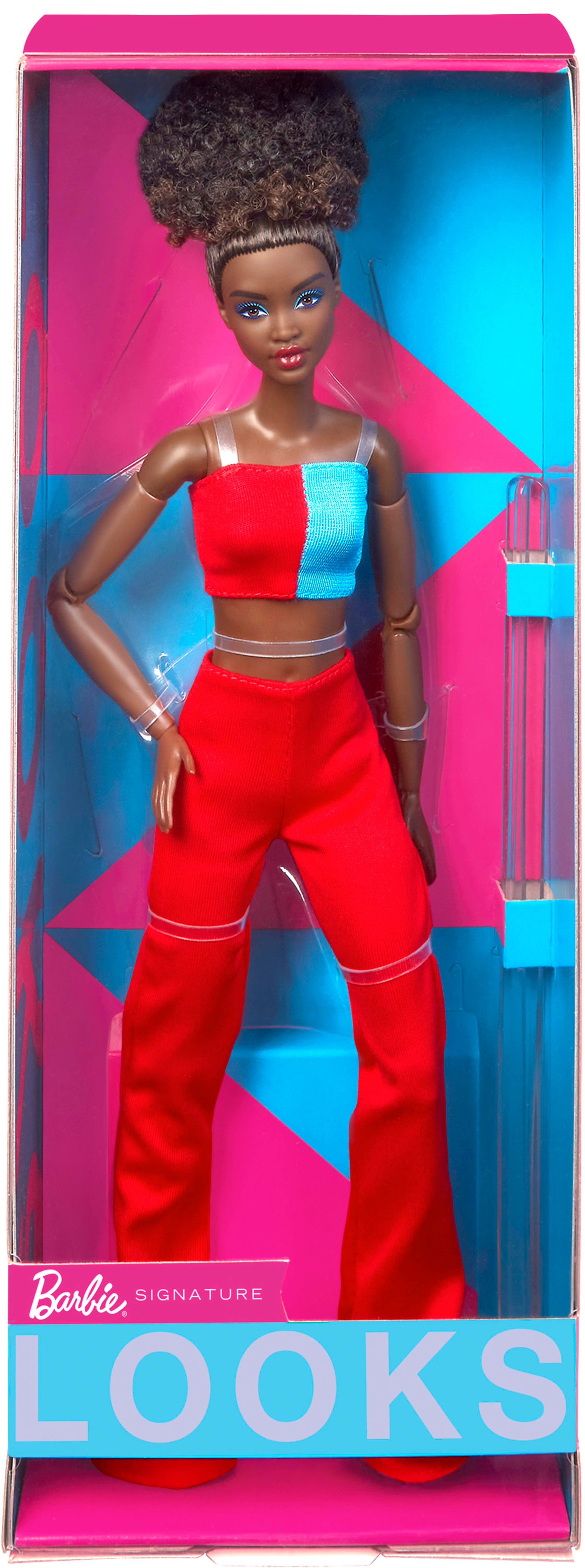 Puno Sobriquette leje Barbie Looks Doll | Black Hair | Color Block Look | MATTEL
