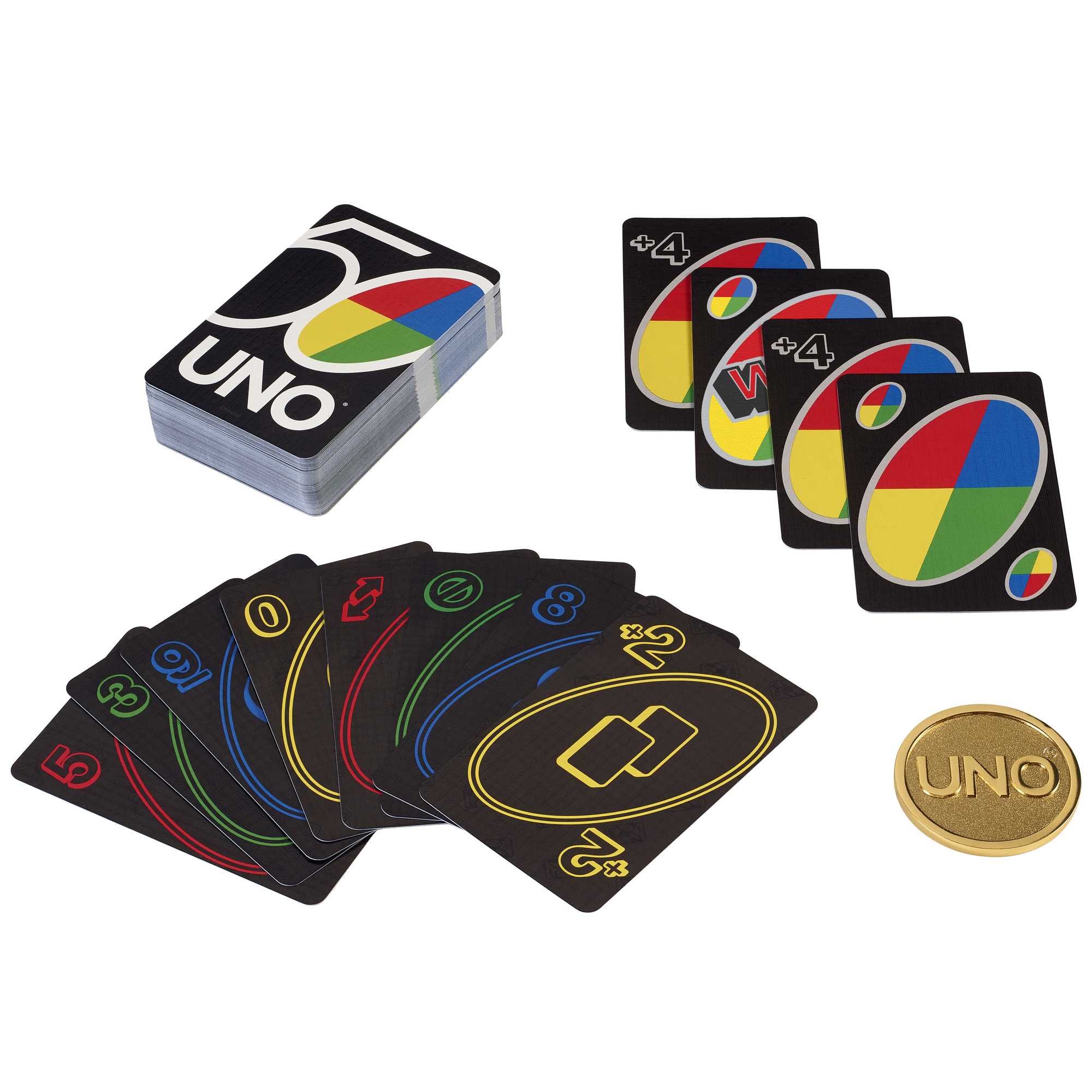 UNO Card Games | 50th Anniversary Collectible Deck | MATTEL