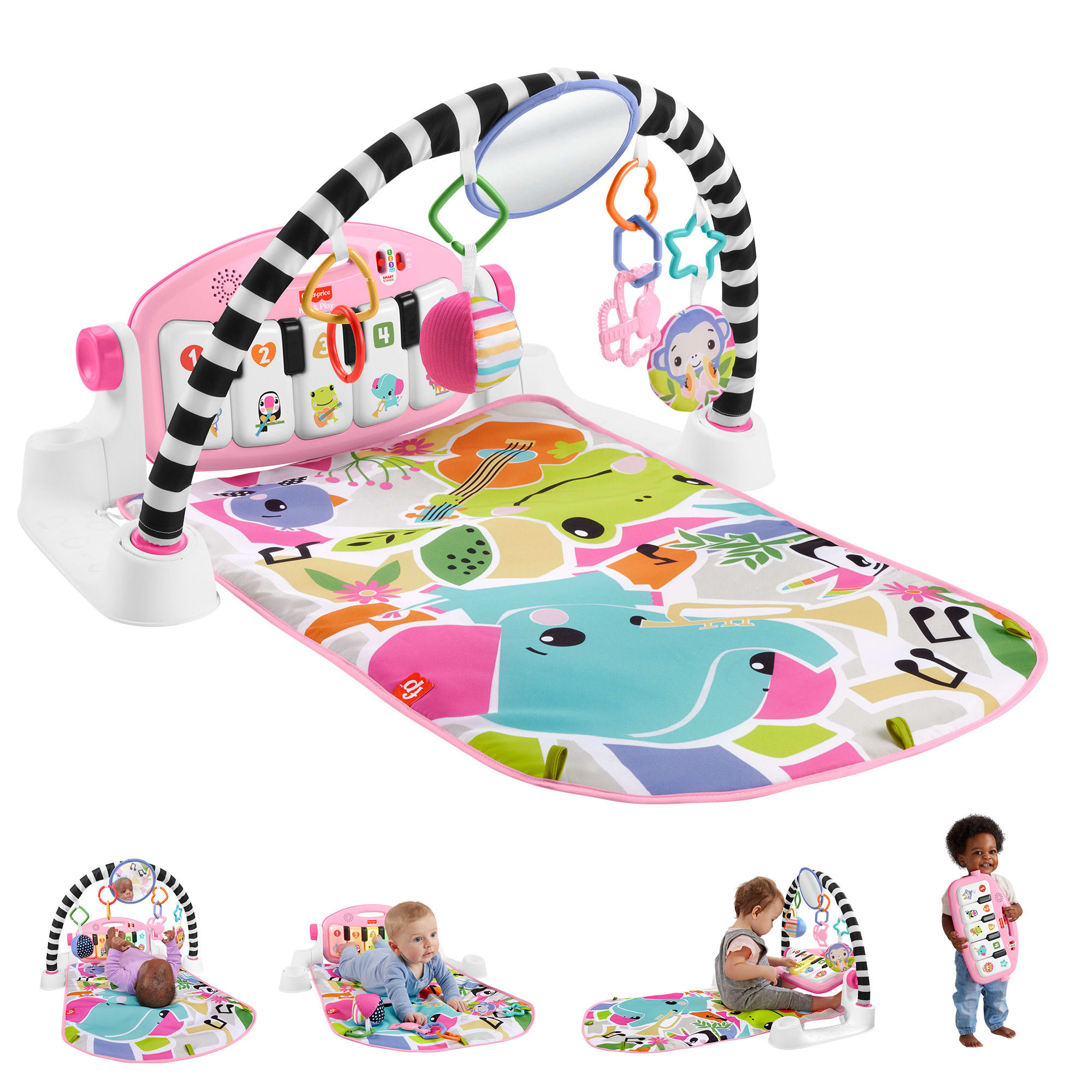 Fisher-Price Smilestones Baby's Tummy Time Toys | Mattel