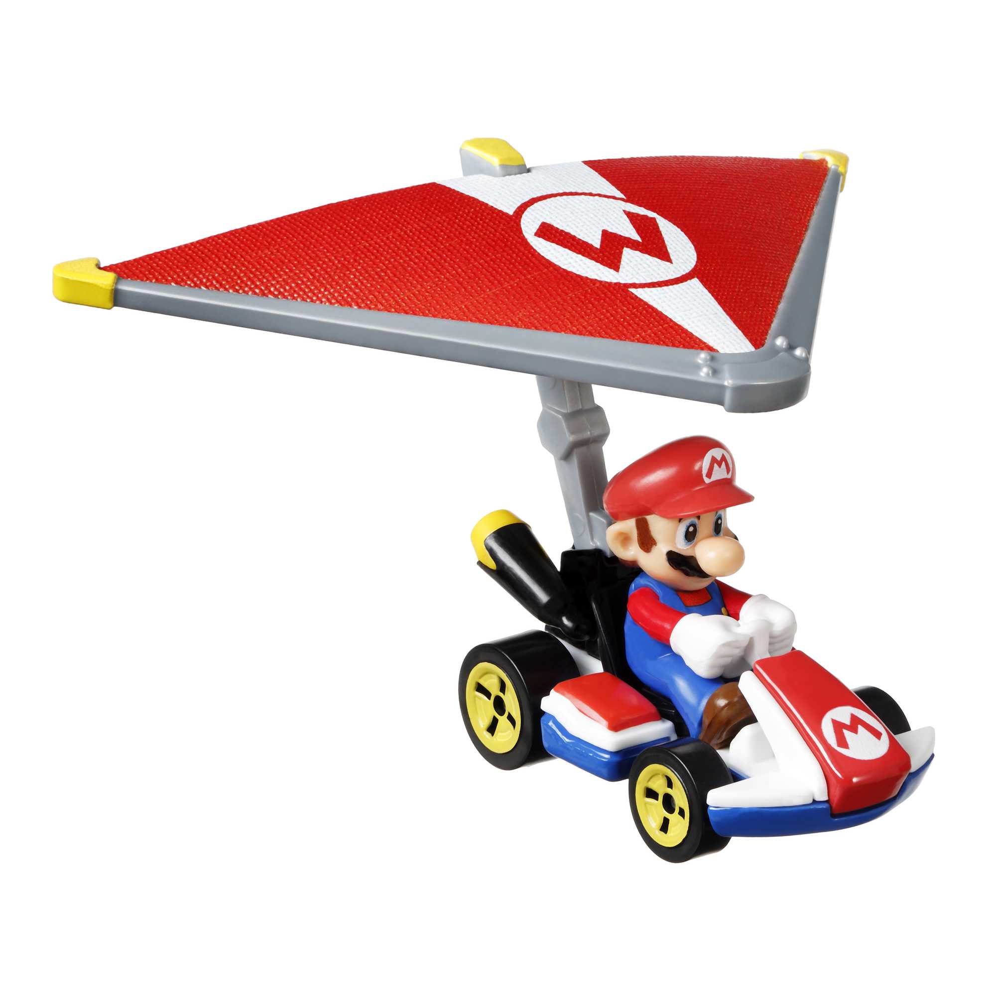 Hot Wheels Mario Kart Vehículo de Juguete Mario Estándar Kart con